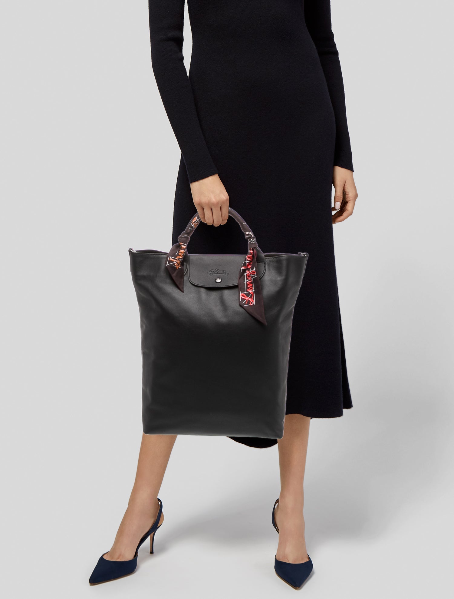 Longchamp Leather Tote
