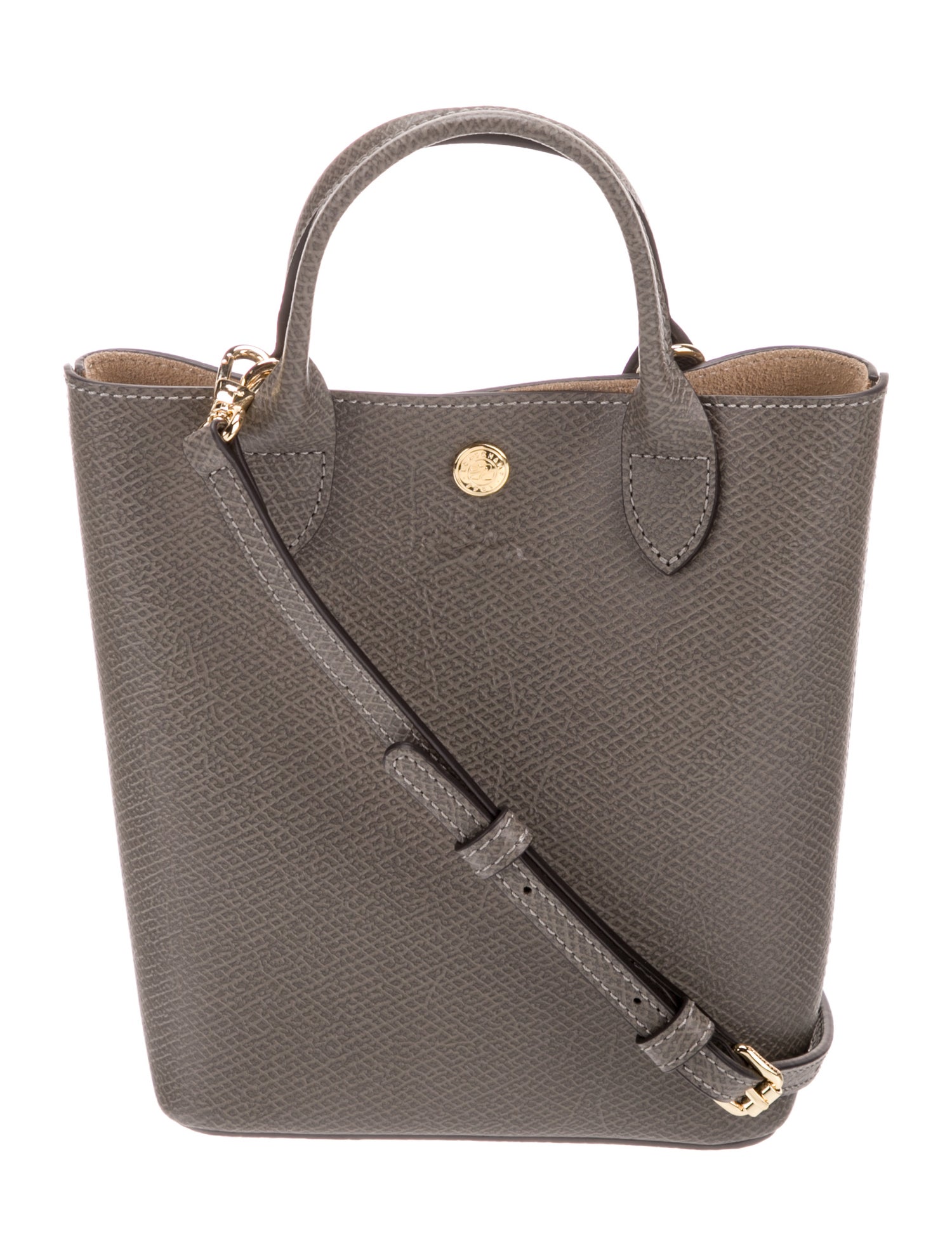 Longchamp Leather Top Handle Bag