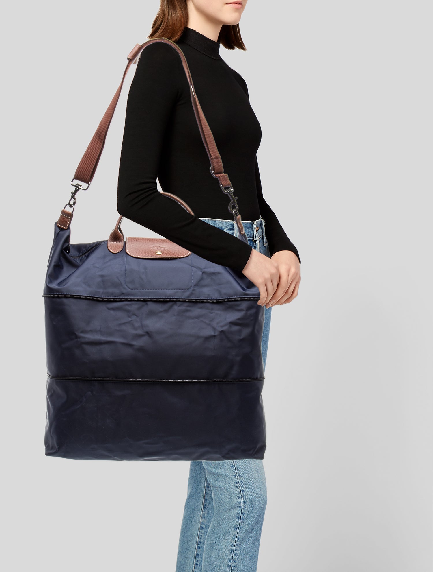 Longchamp Nylon Messenger Bag