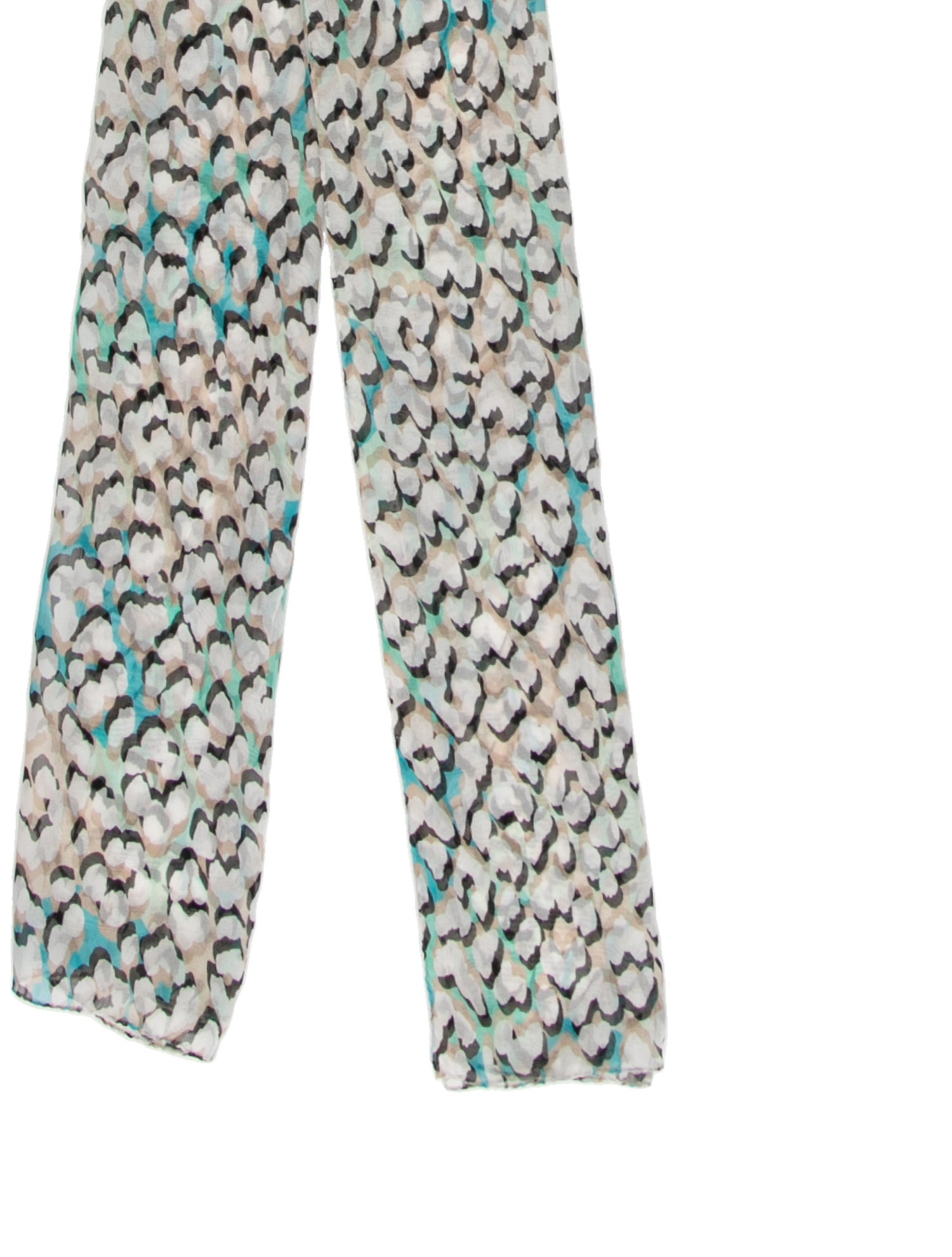 Longchamp Silk Printed Scarf