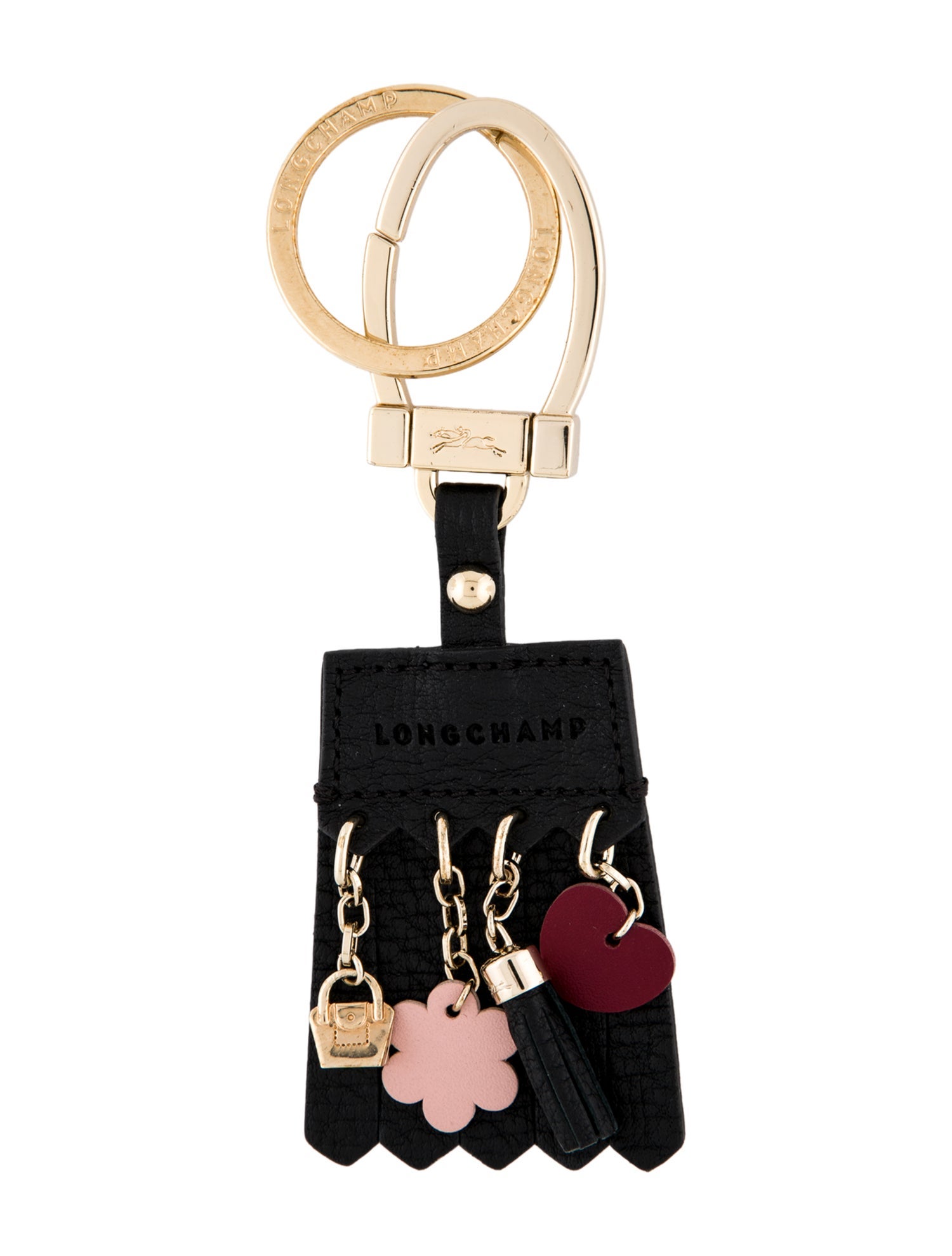 Longchamp Longchamp Leather Charm Keychain