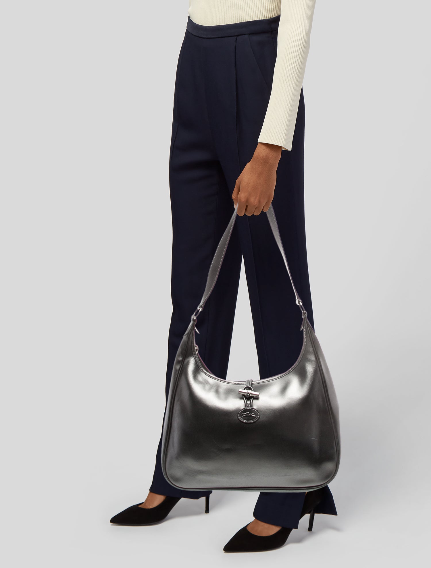 Longchamp Leather Shoulder Bag