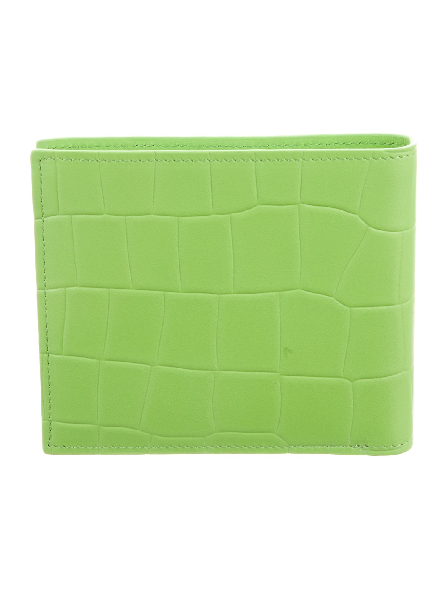 Longchamp Embossed Leather Bifold Wallet