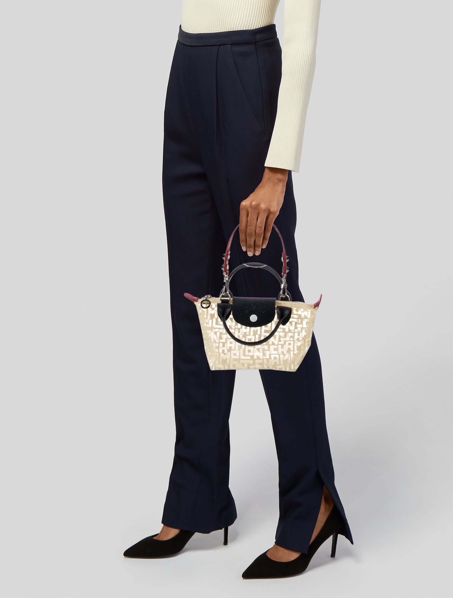 Longchamp PVC Top Handle Bag