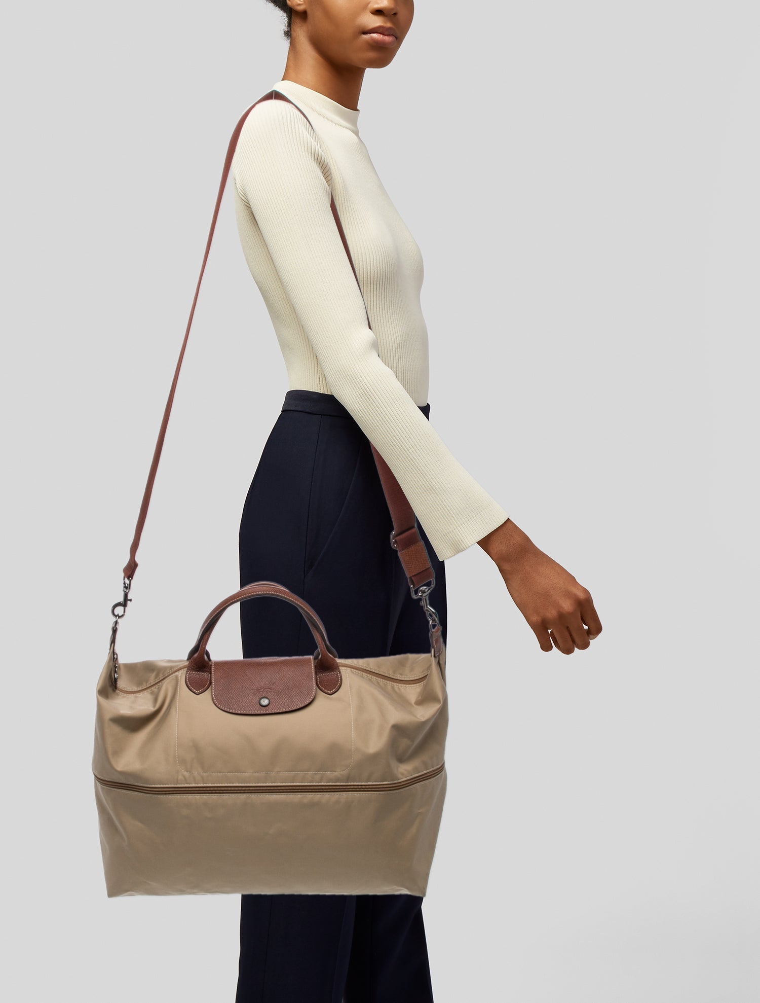 Longchamp Nylon Weekender Bag