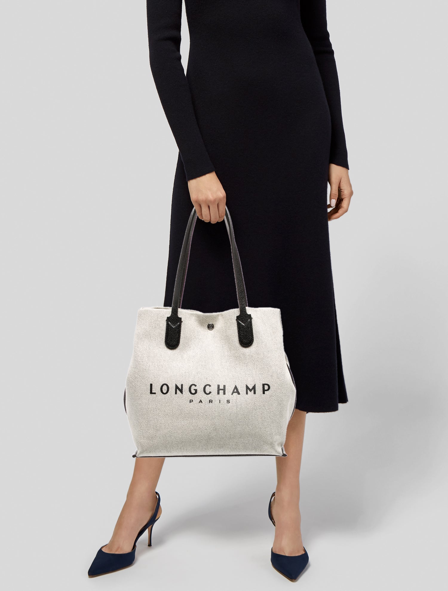 Longchamp Canvas Tote