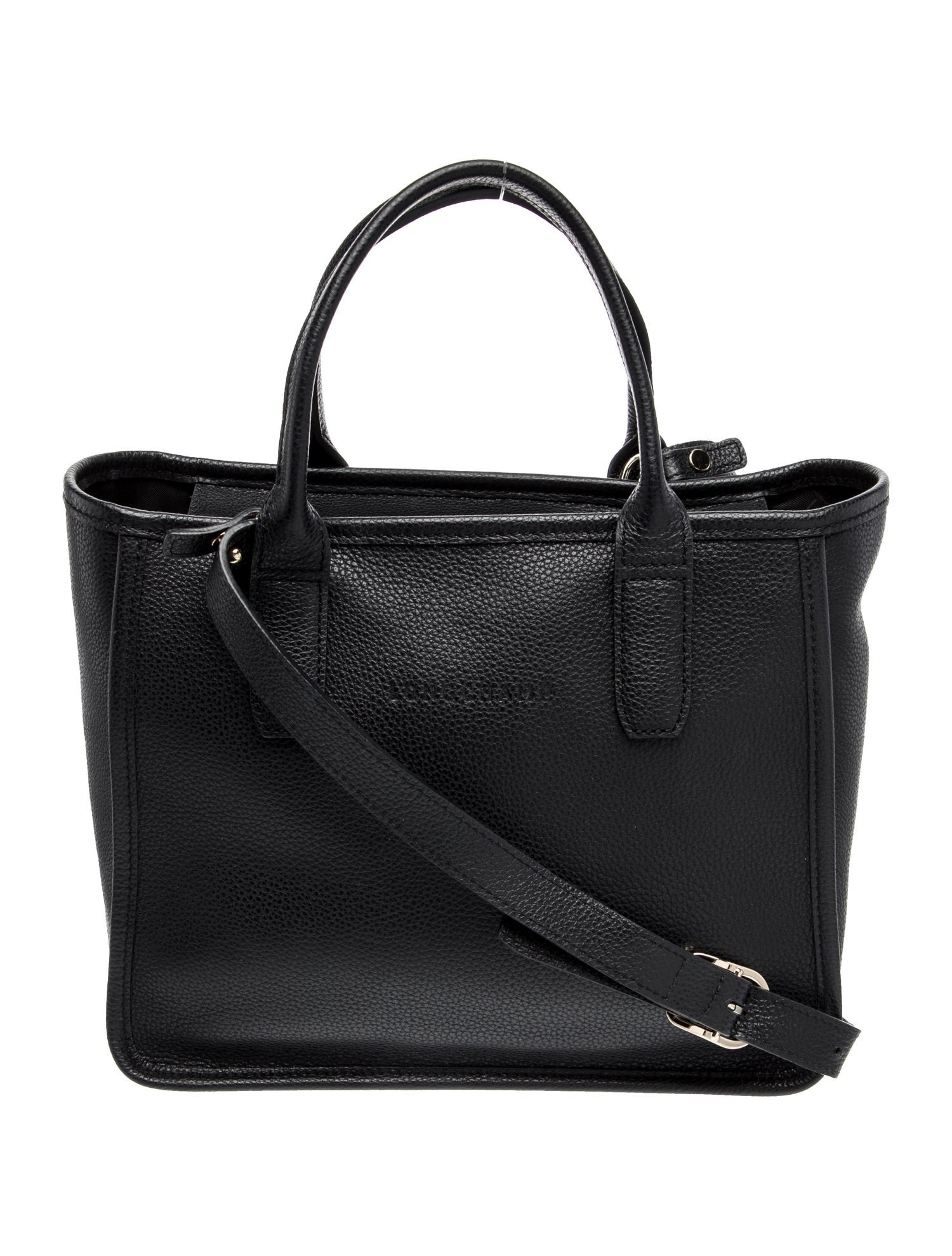 Longchamp Leather Top Handle Bag