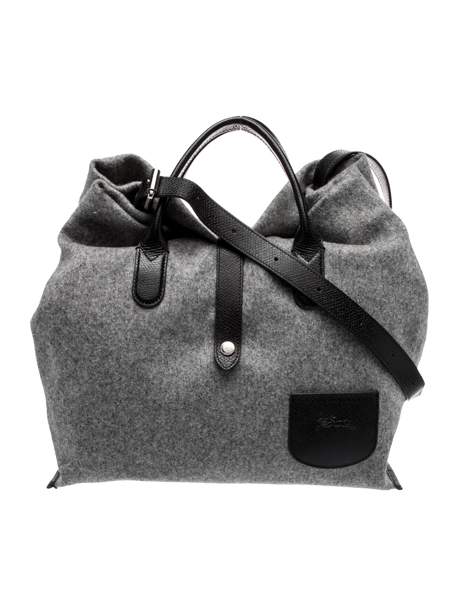 Longchamp Felt Shoulder Bag