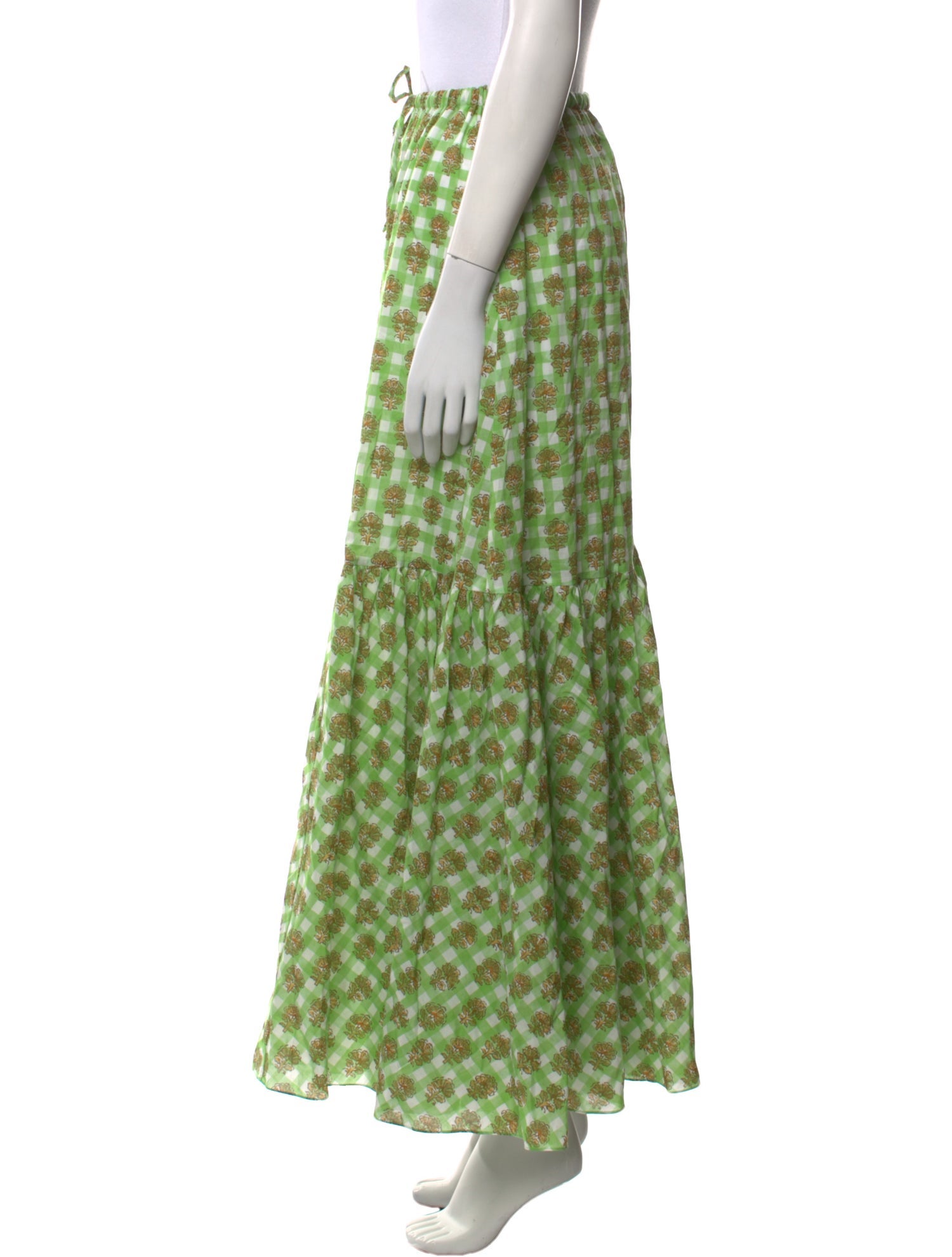 Longchamp Printed Long Skirt