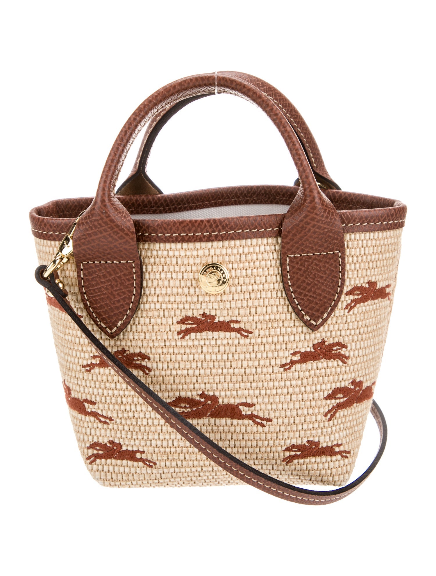 Longchamp Raffia Shoulder Bag