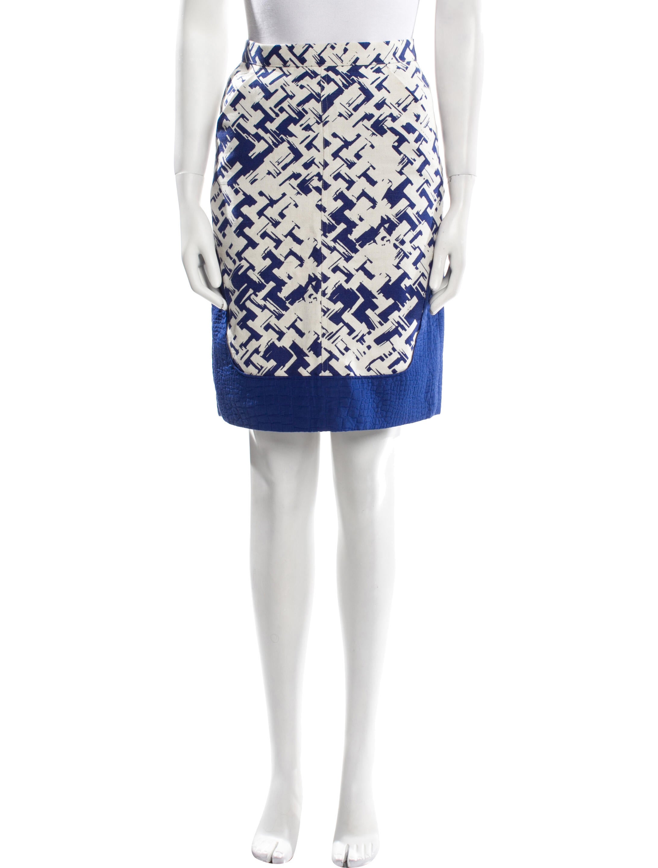 Longchamp Printed Knee-Length Skirt