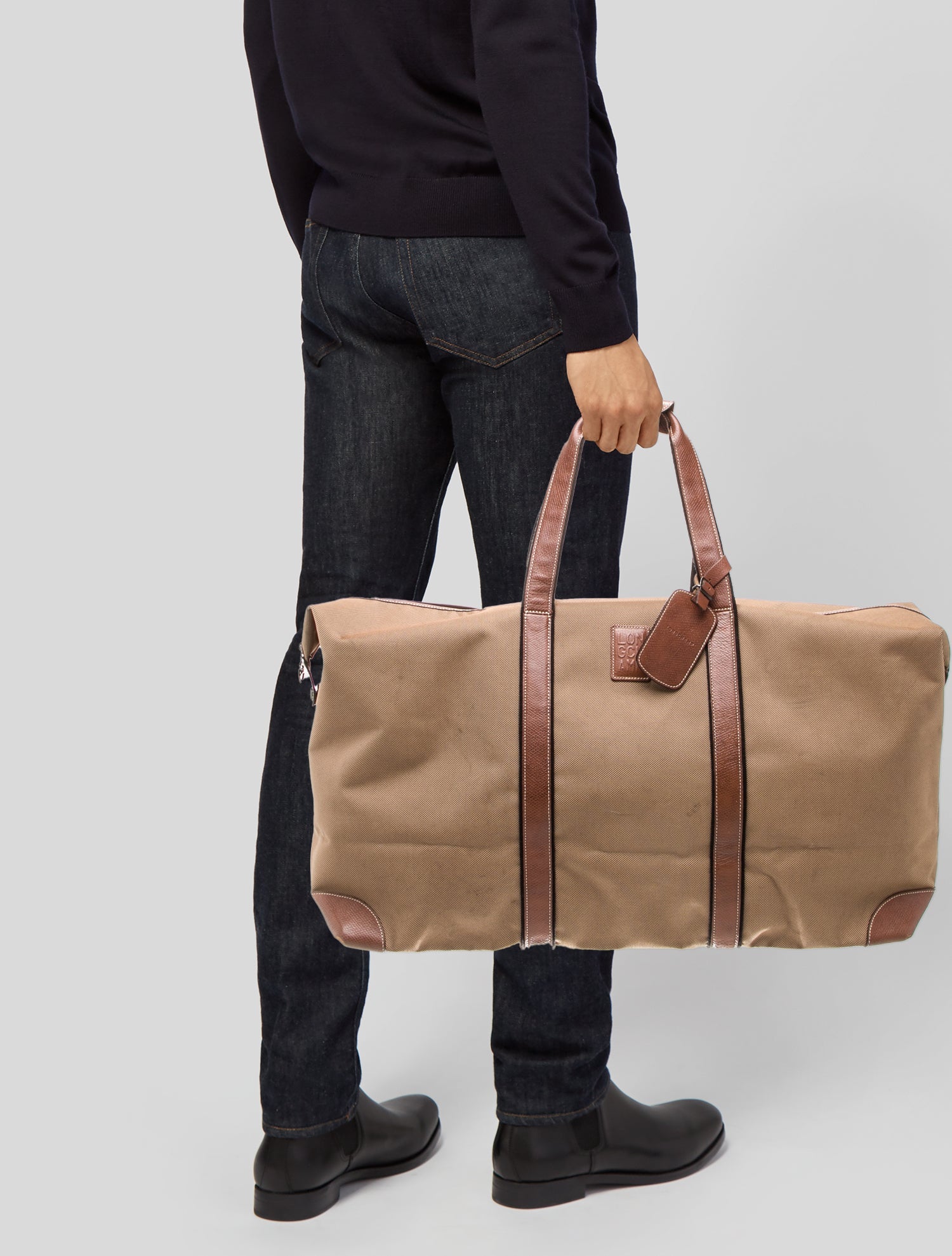 Longchamp Men's Canvas Carryon