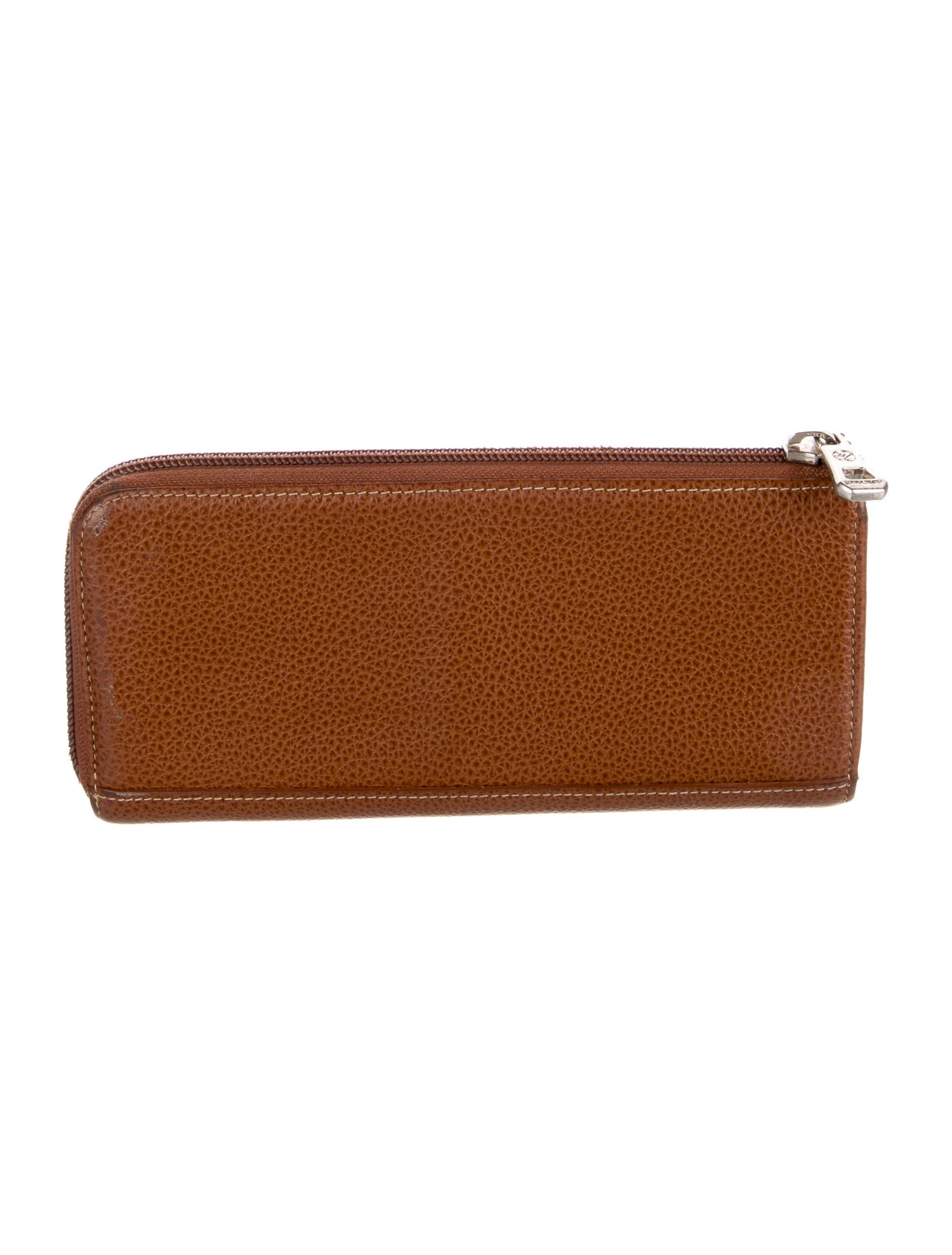 Longchamp LF Coin Purse Leather Continental Wallet