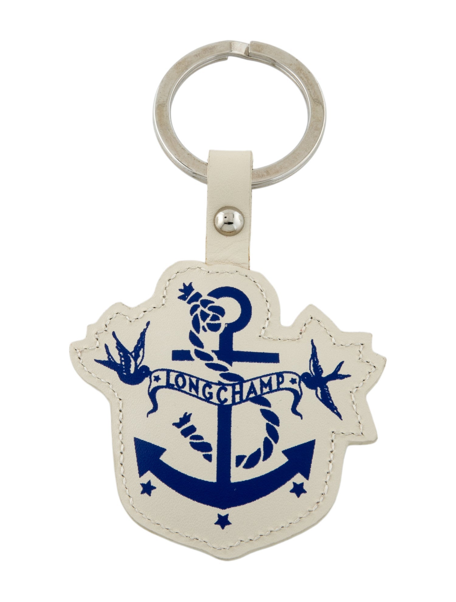 Longchamp Leather Keychain