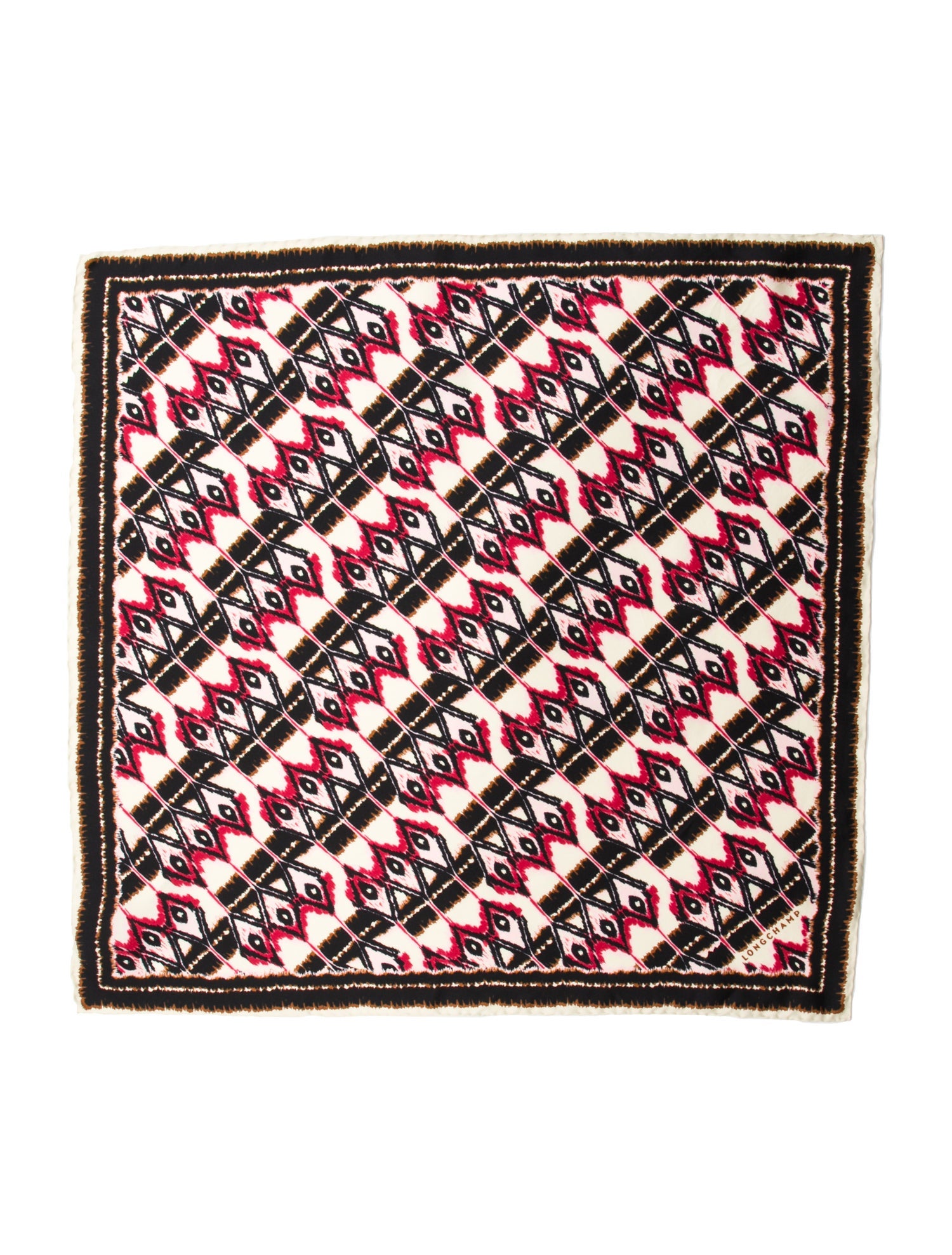 Longchamp Silk Printed Scarf