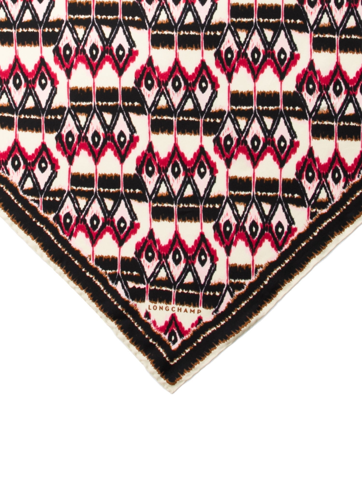 Longchamp Silk Printed Scarf