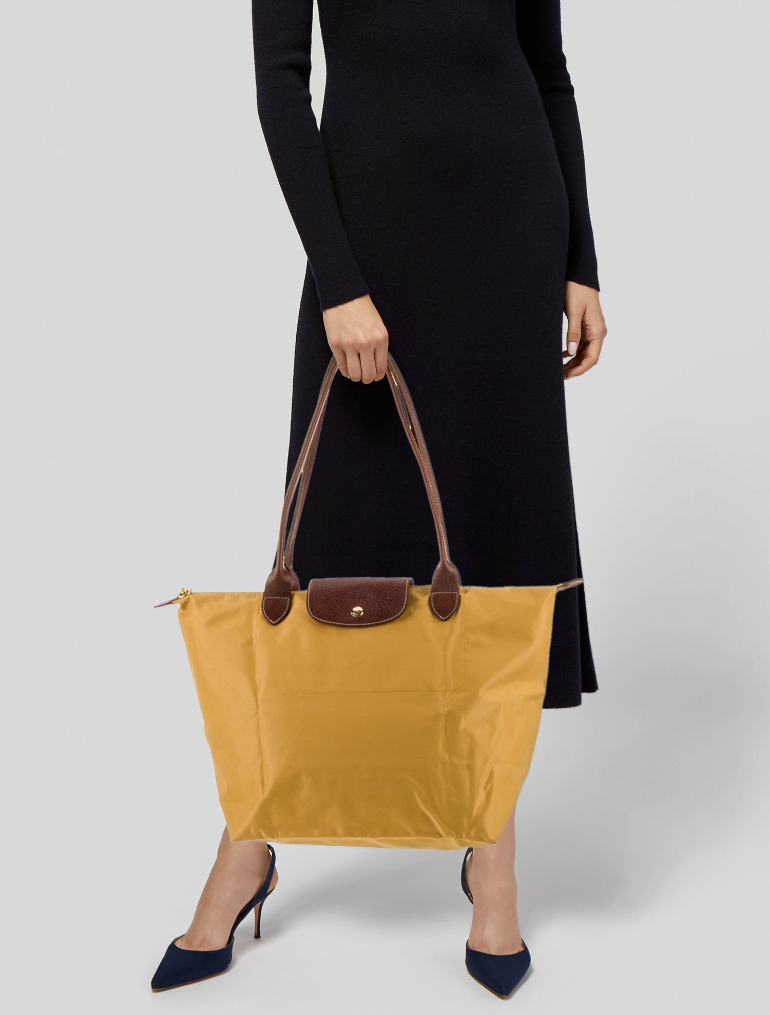 Longchamp Nylon Le pliage Tote Large