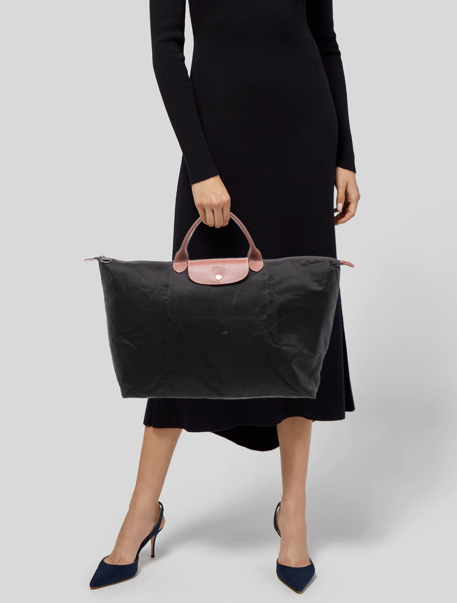 Longchamp Nylon Le pliage Tote Large