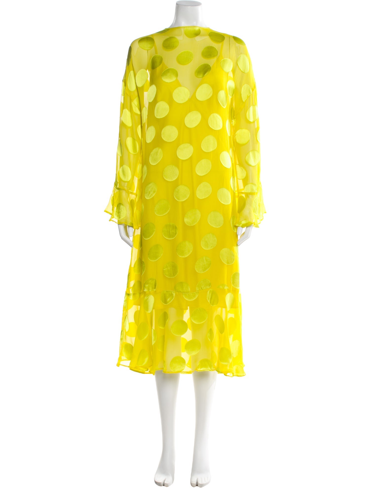 Longchamp Polka Dot Print Dress Set