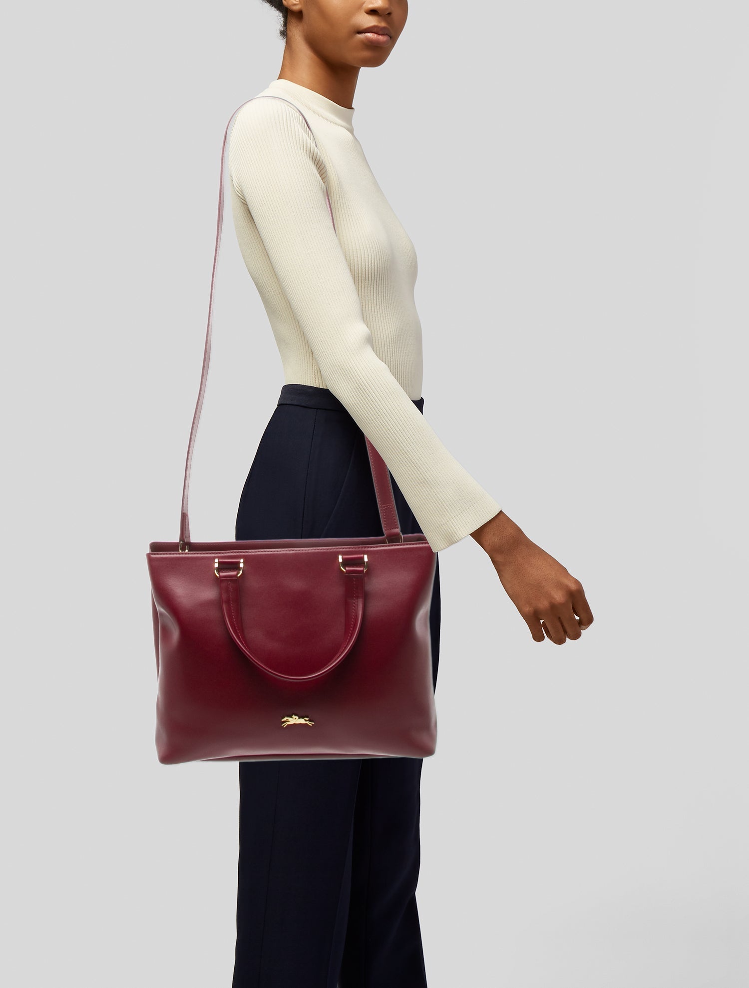 Longchamp Leather Shoulder Bag