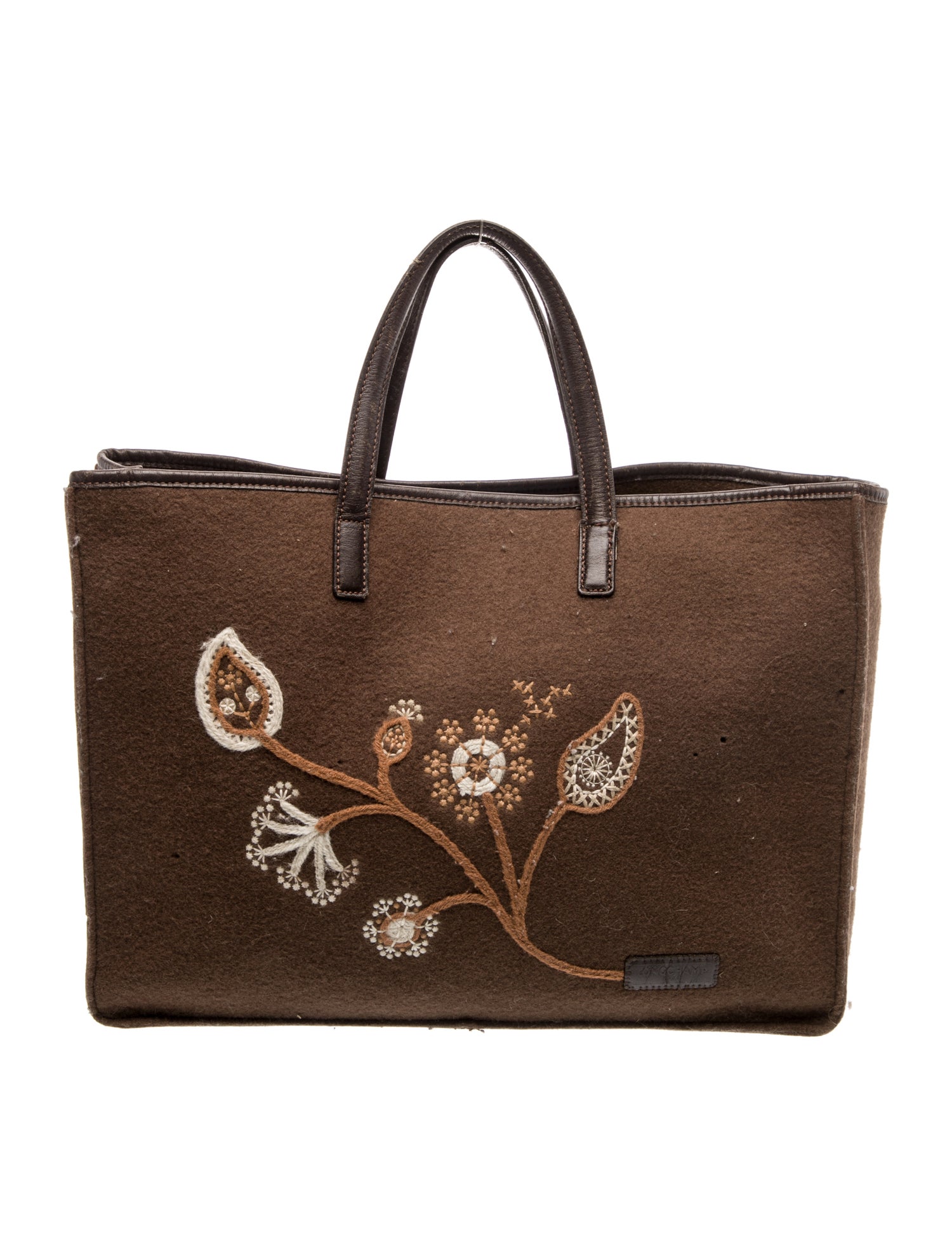 Longchamp Wool Top Handle Bag