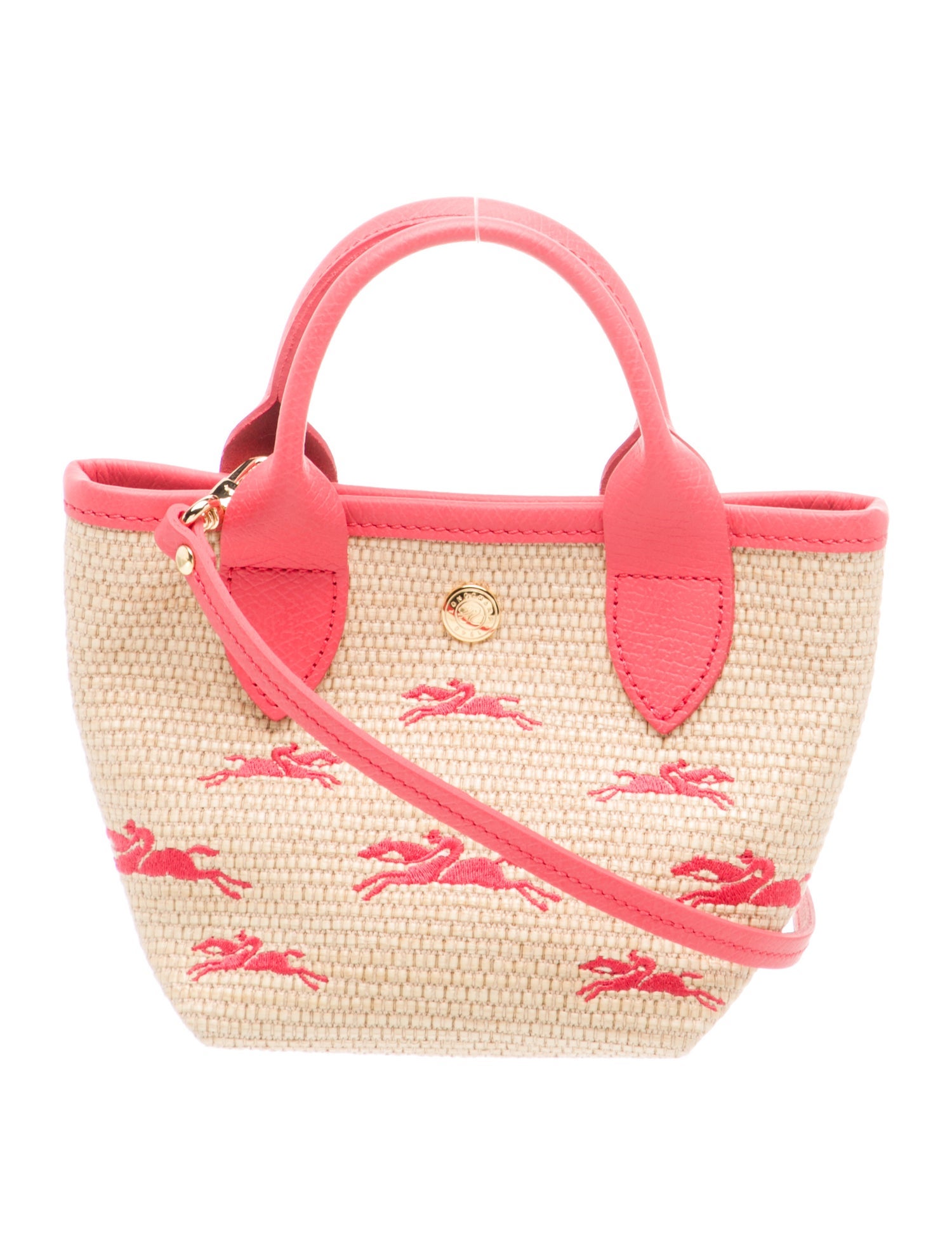 Longchamp Straw Shoulder Bag