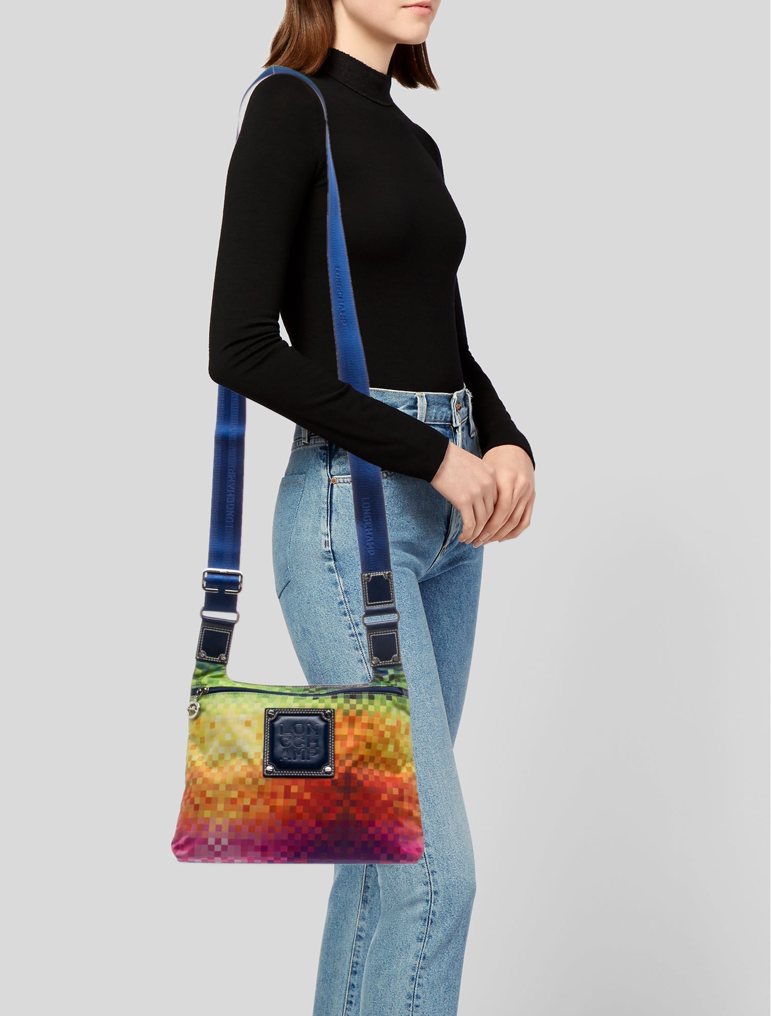 Longchamp Nylon Messenger Bag