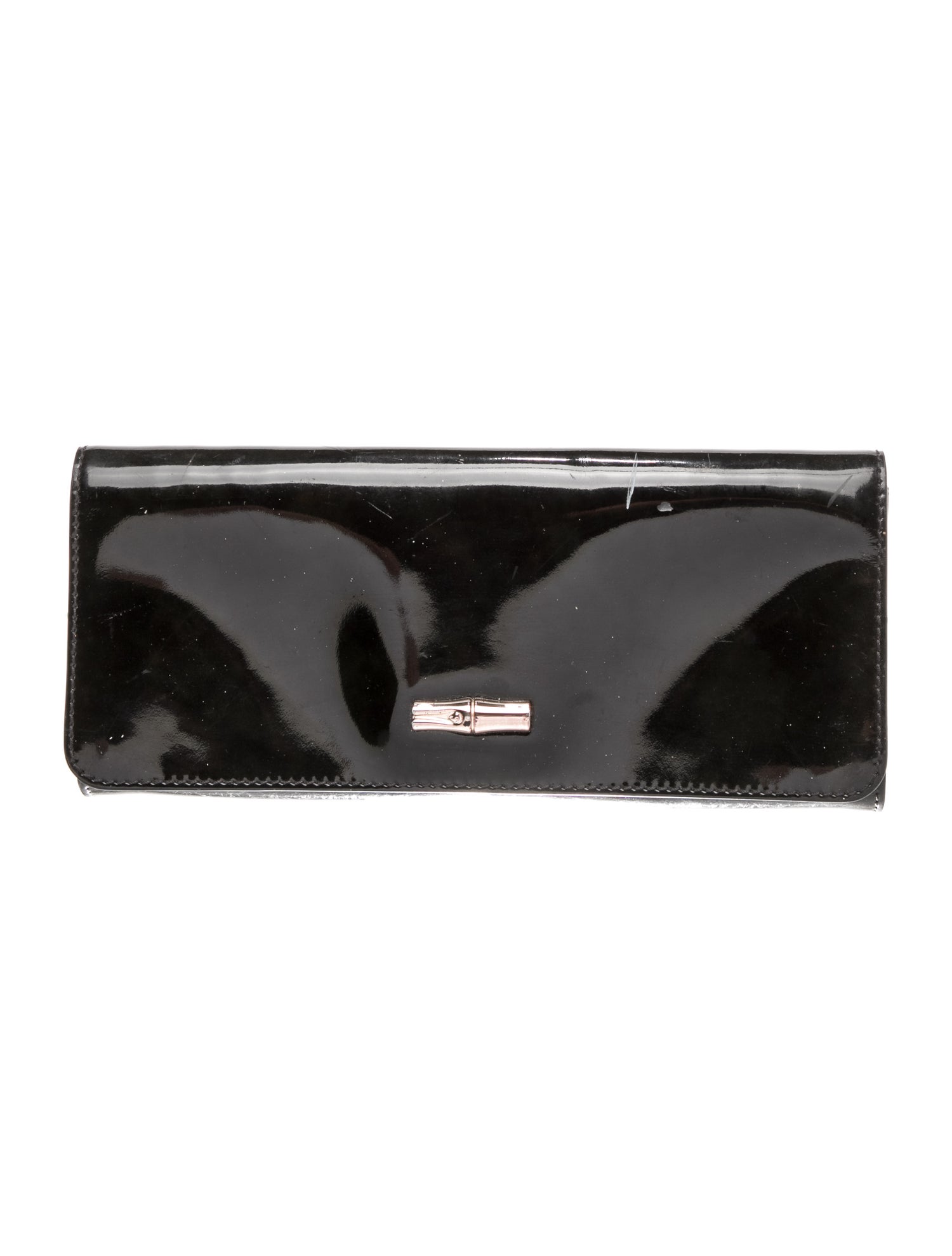 Longchamp Patent Leather Clutch Vintage