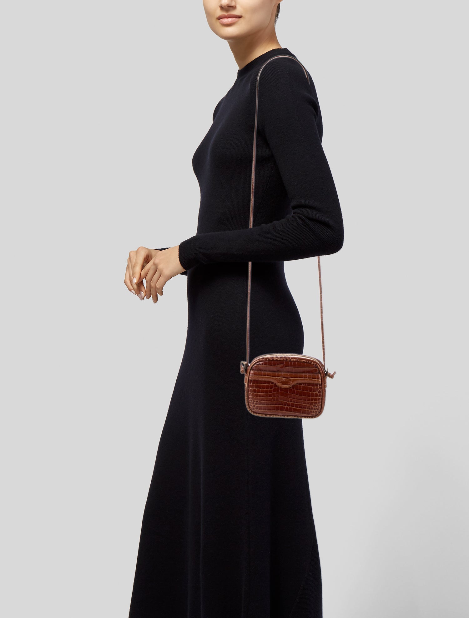 Longchamp Leather Crossbody Bag