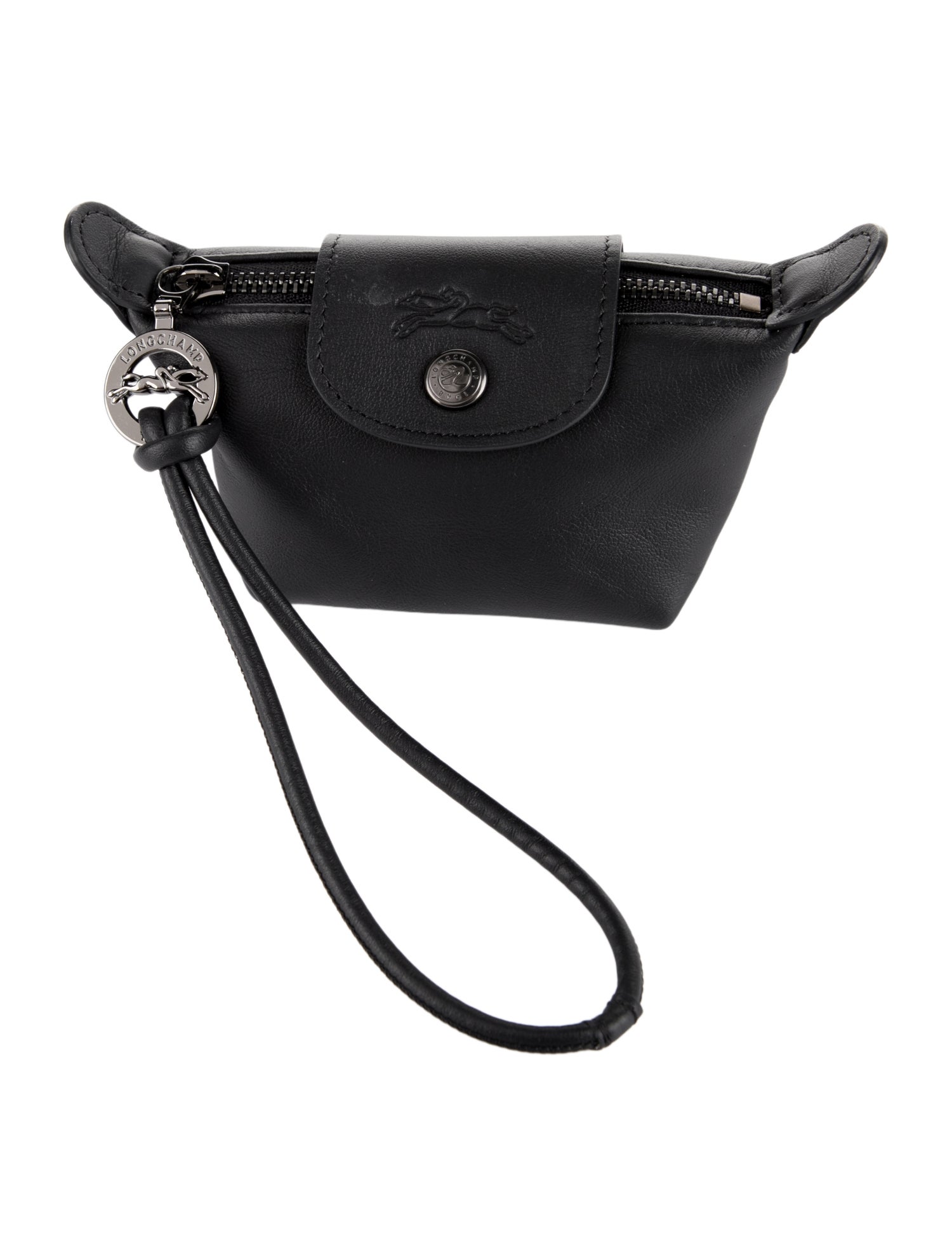 Longchamp Leather Purse Bag Charm