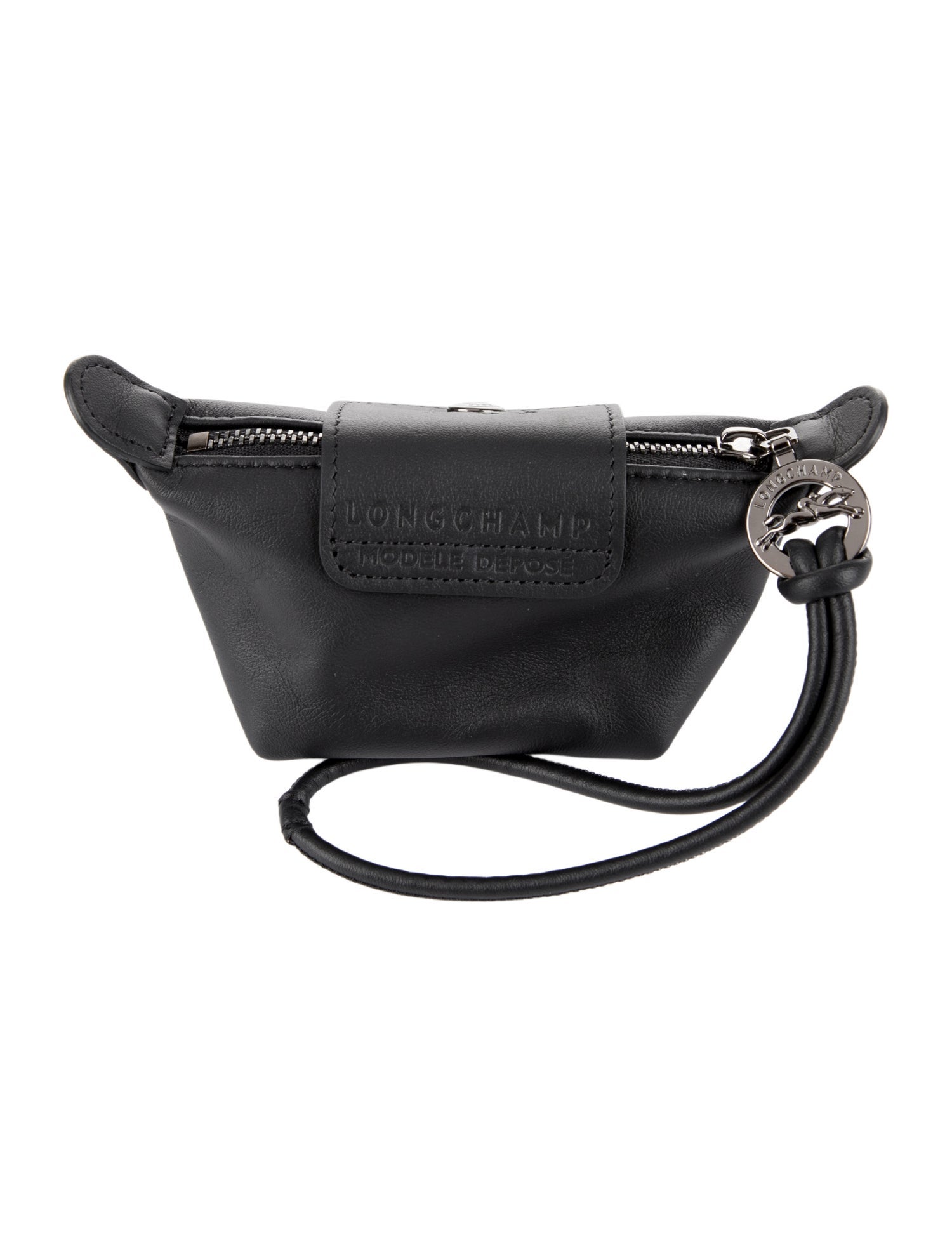 Longchamp Leather Purse Bag Charm