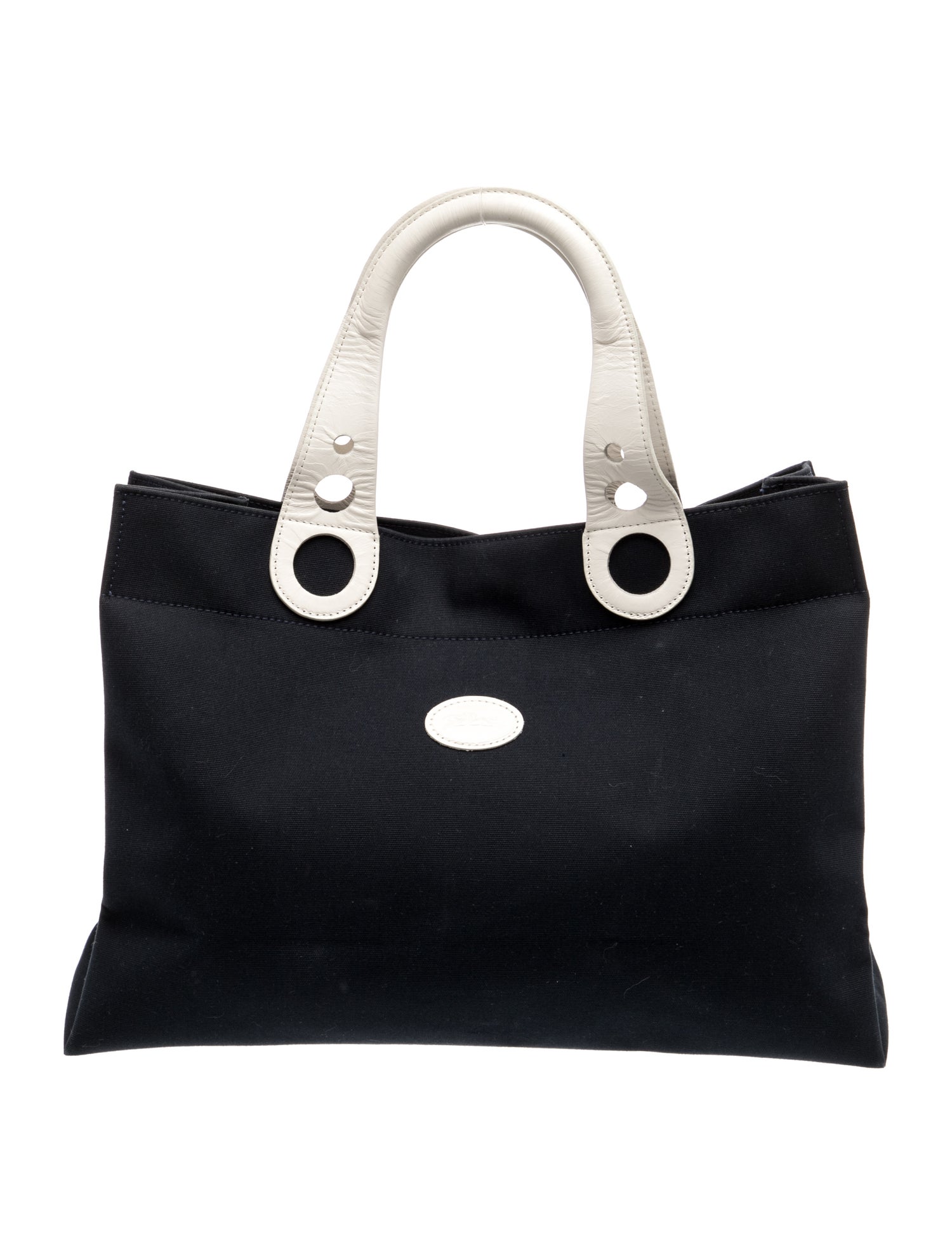 Longchamp Canvas Top Handle Bag