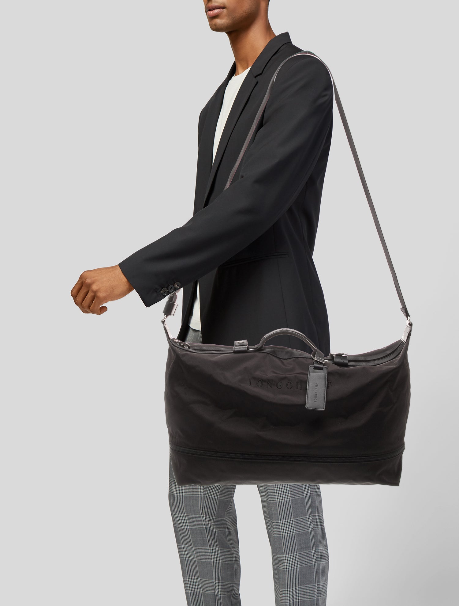 Longchamp Canvas Carry-On Bag