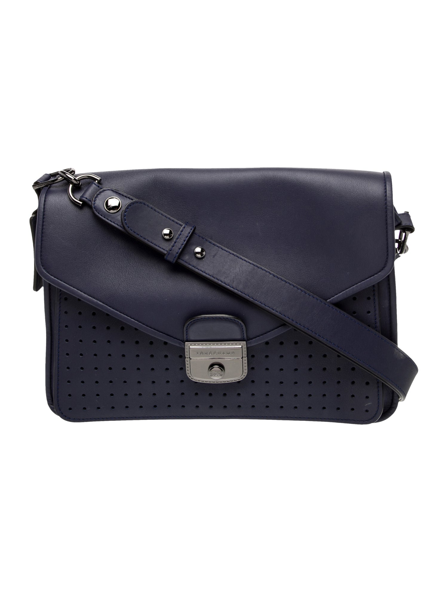 Longchamp Leather Top Handle Bag