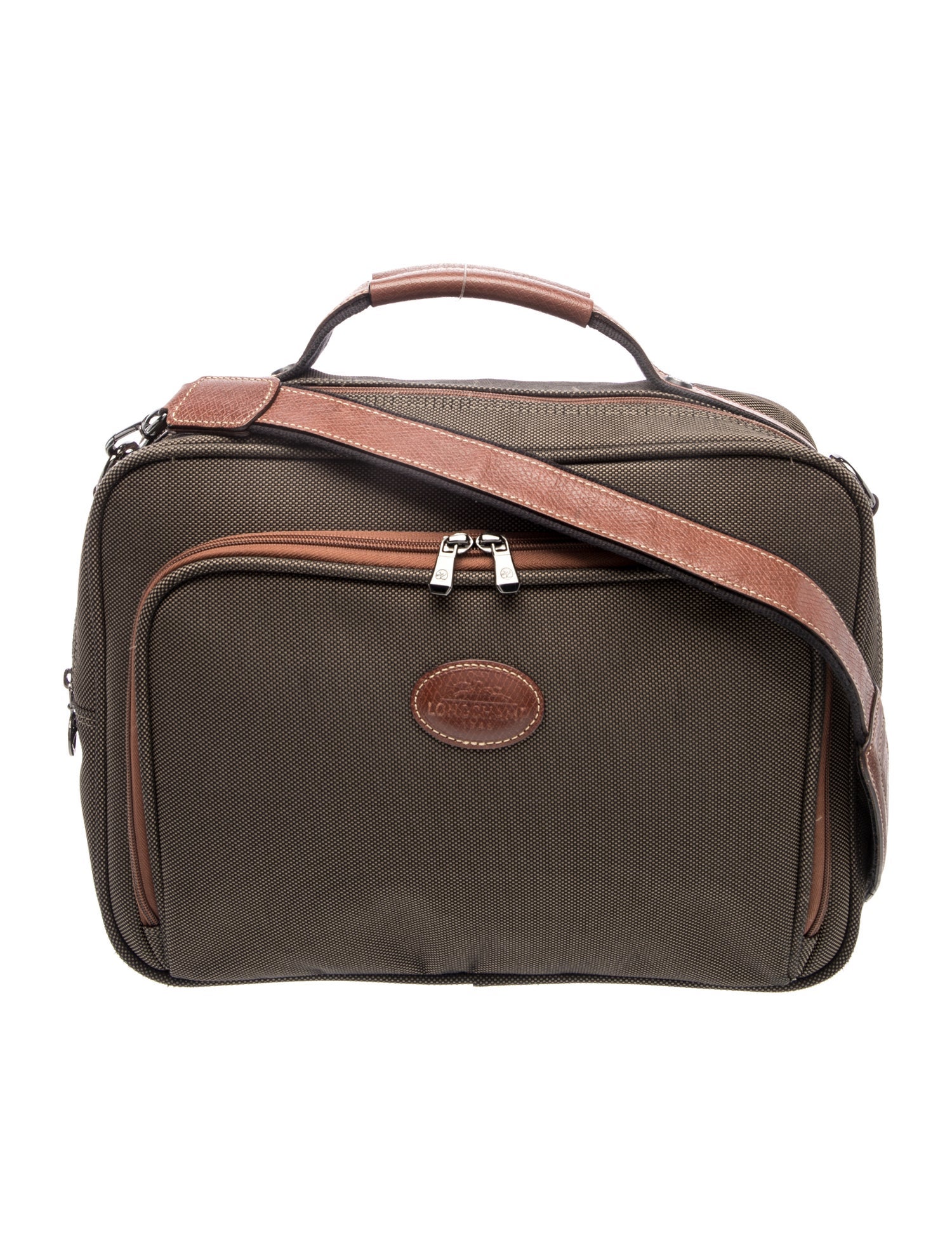 Longchamp Canvas Briefcase