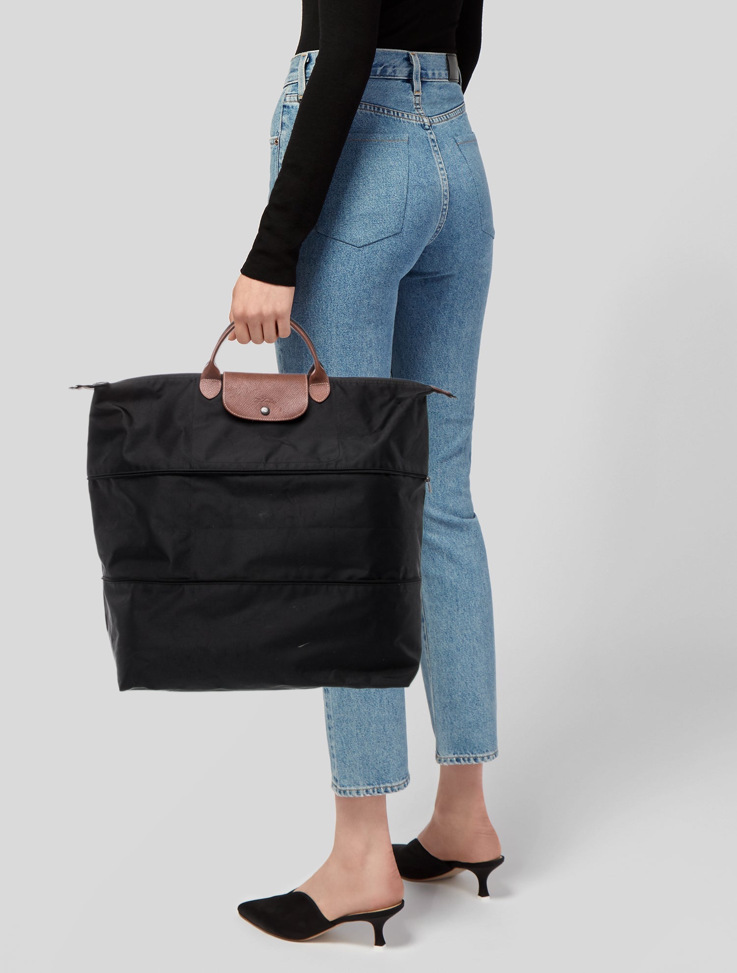 Longchamp Nylon Weekender Bag