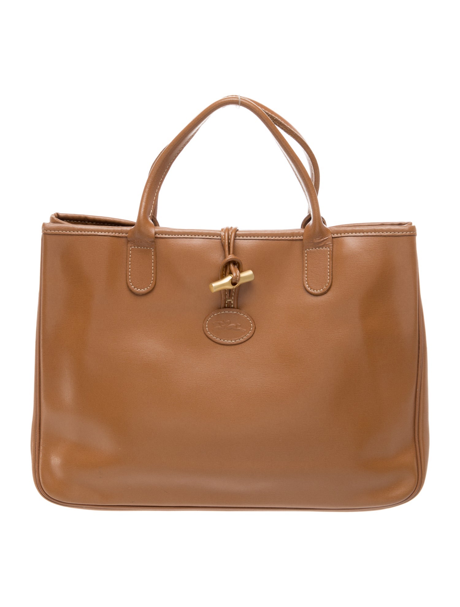 Longchamp Leather Top Handle Bag
