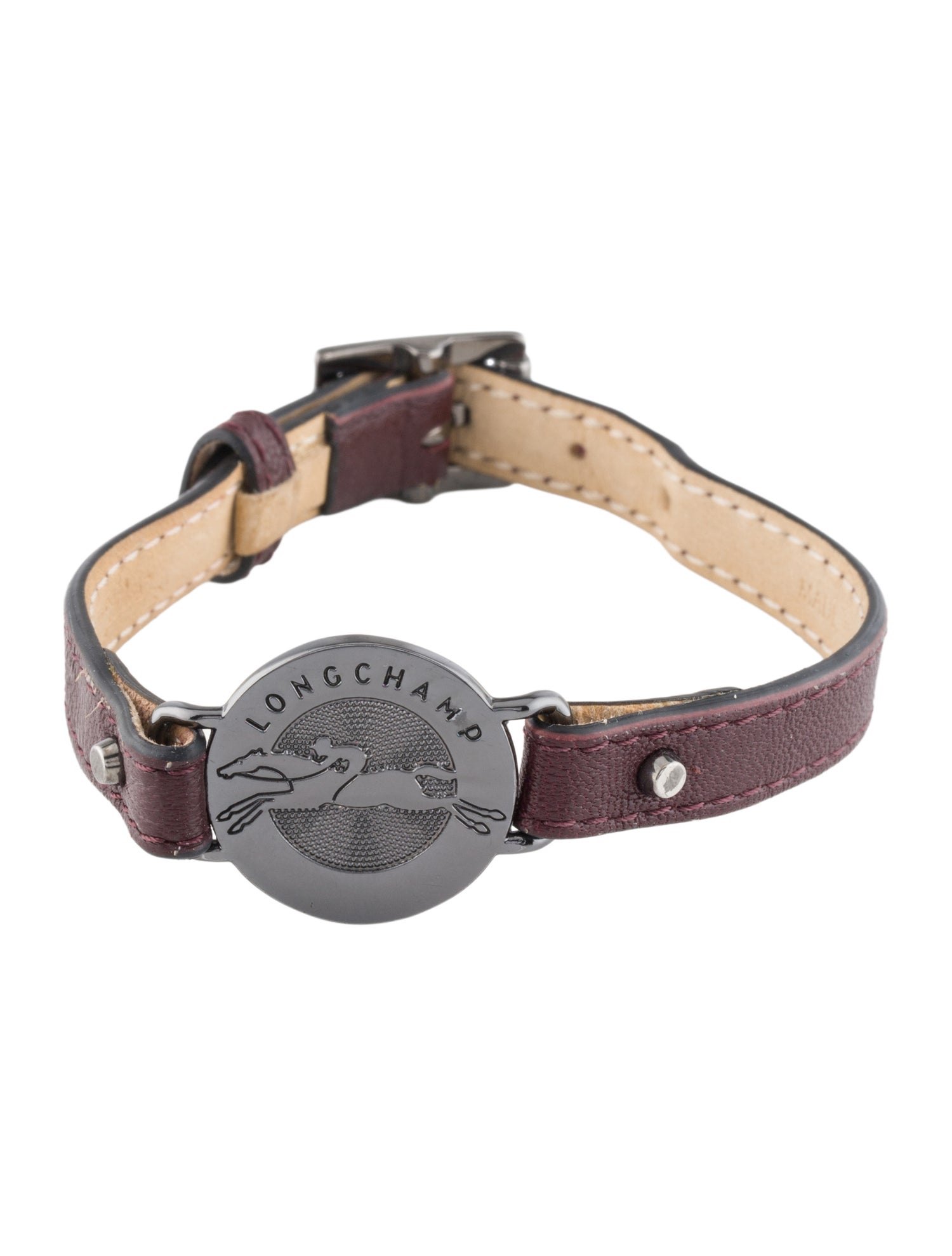 Longchamp Leather Wrap Bracelet