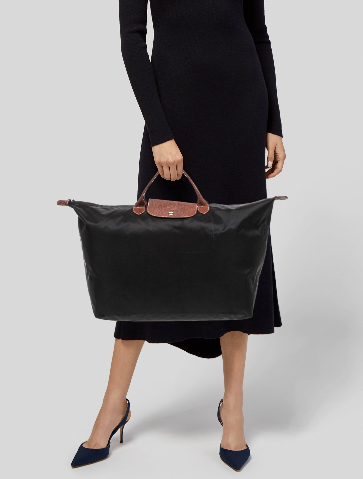 Longchamp Men's Nylon Carry-On Tote