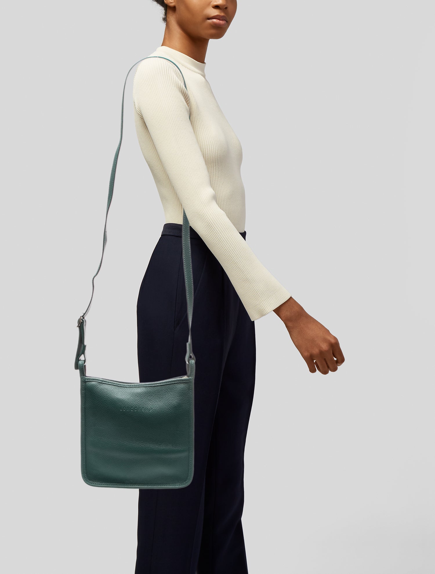 Longchamp Leather Crossbody Bag