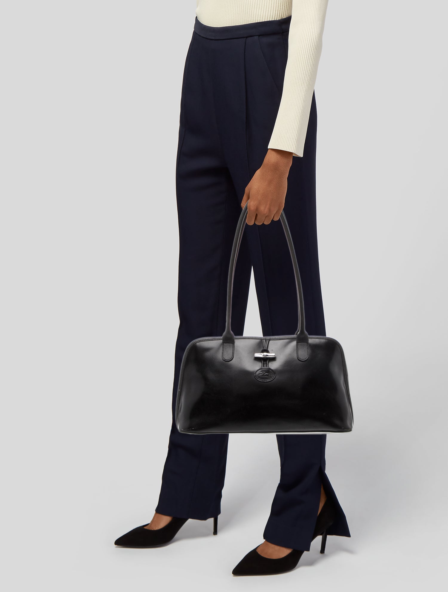 Longchamp Leather Roseau Vintage