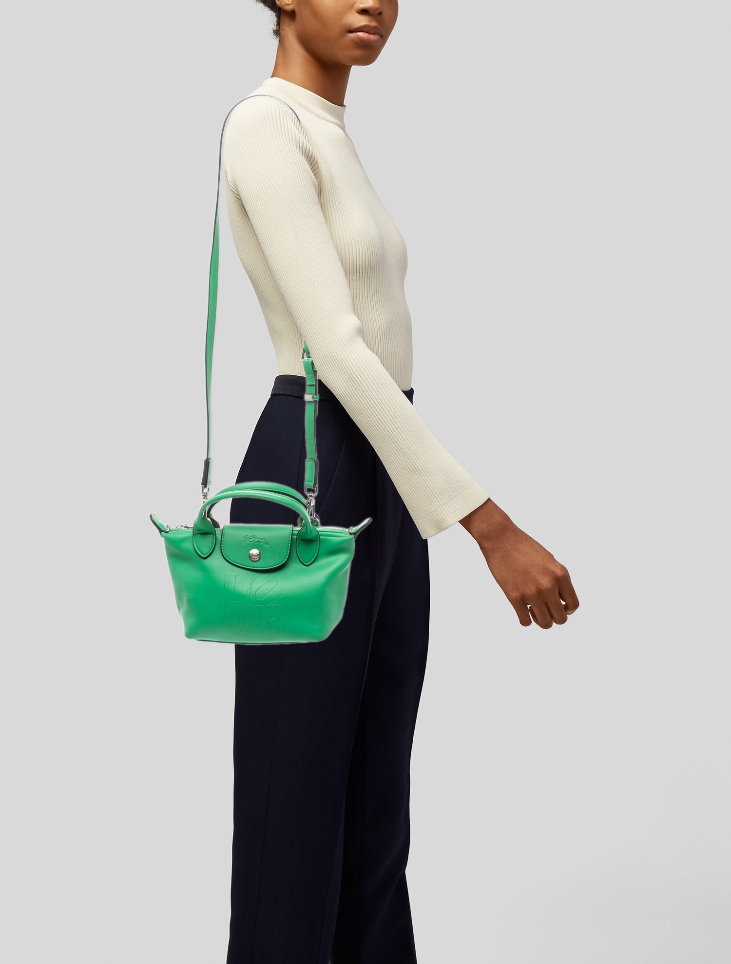 Longchamp Leather Shoulder Bag