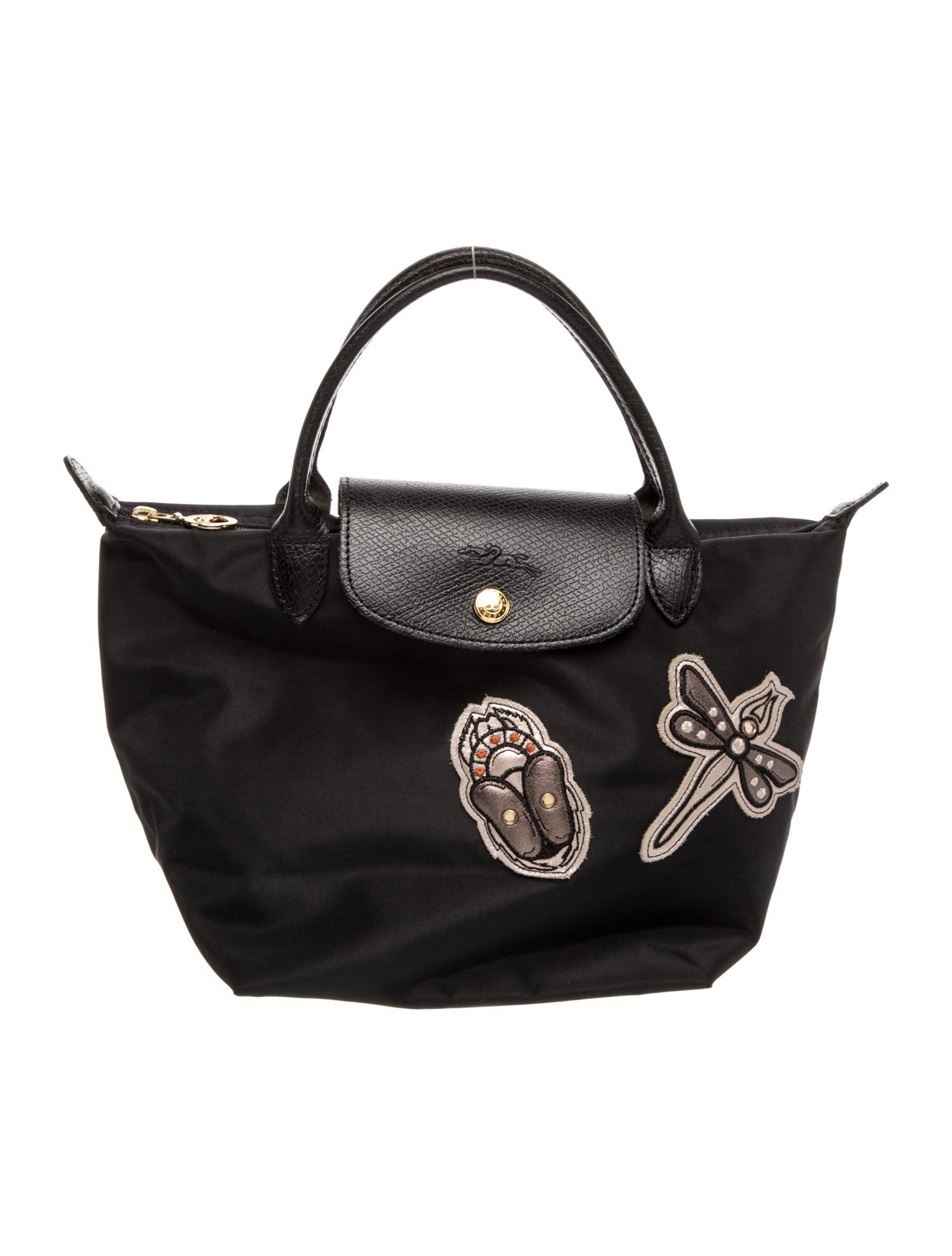 Longchamp Nylon Top Handle Bag