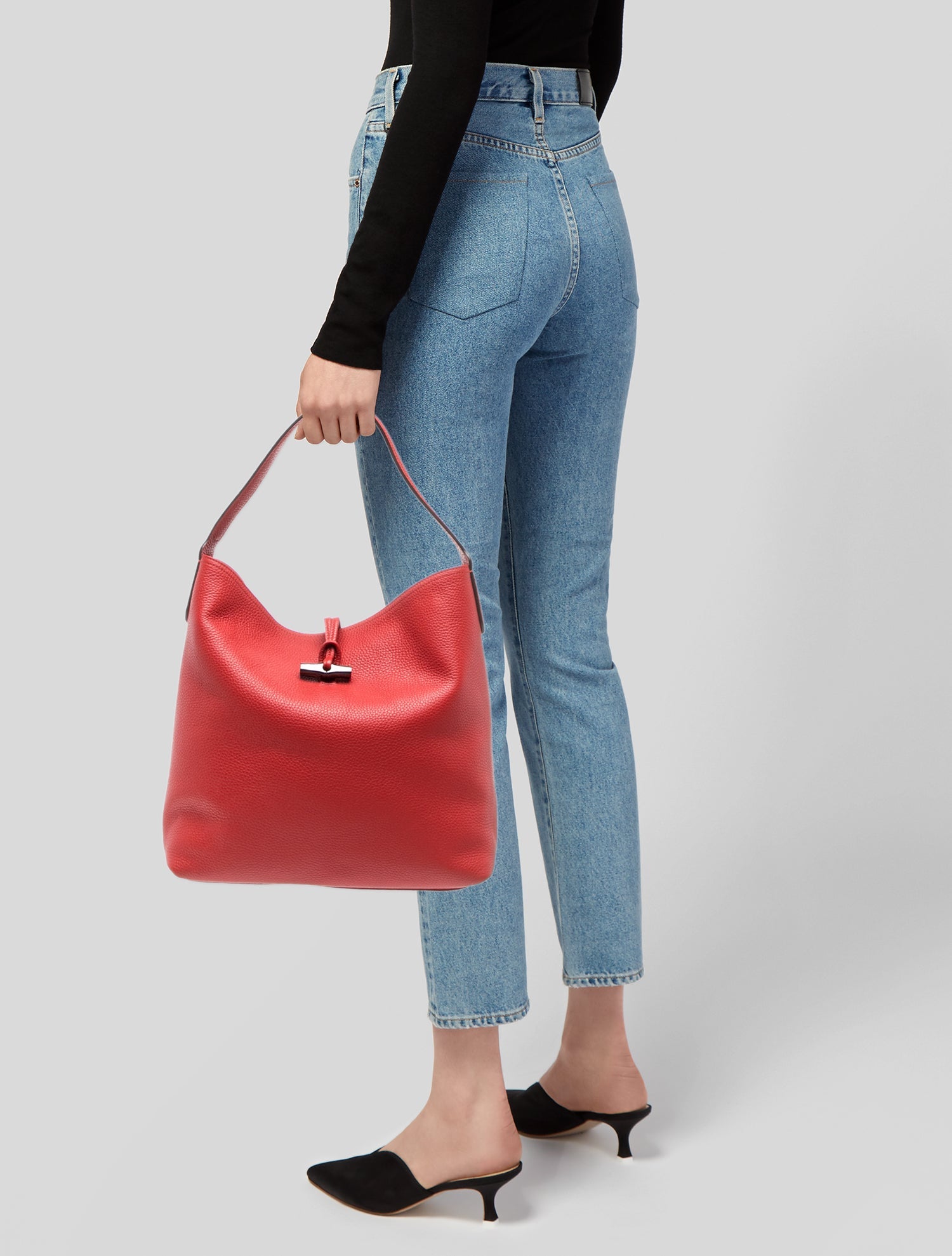 Longchamp Leather Hobo