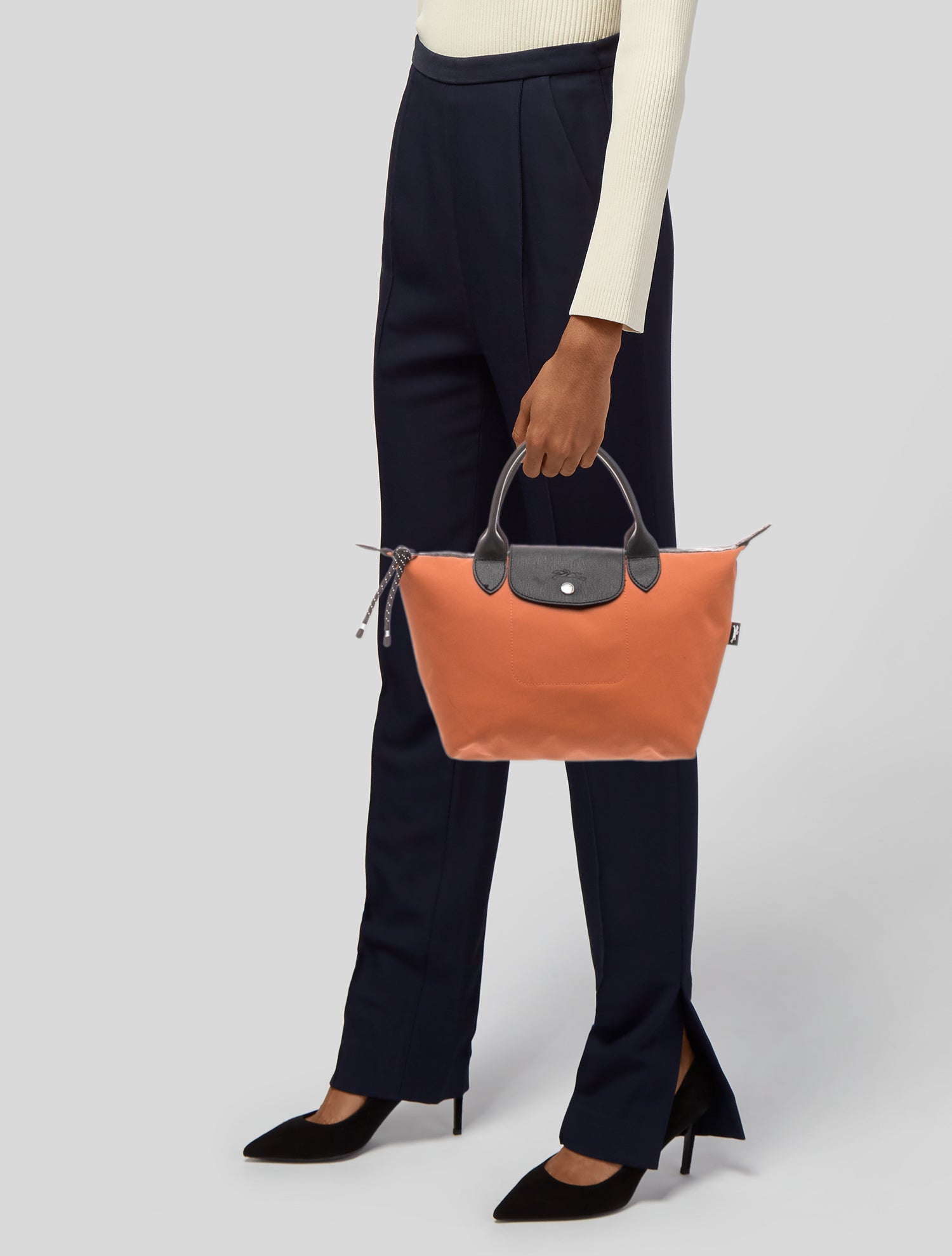 Longchamp Nylon Top Handle Bag