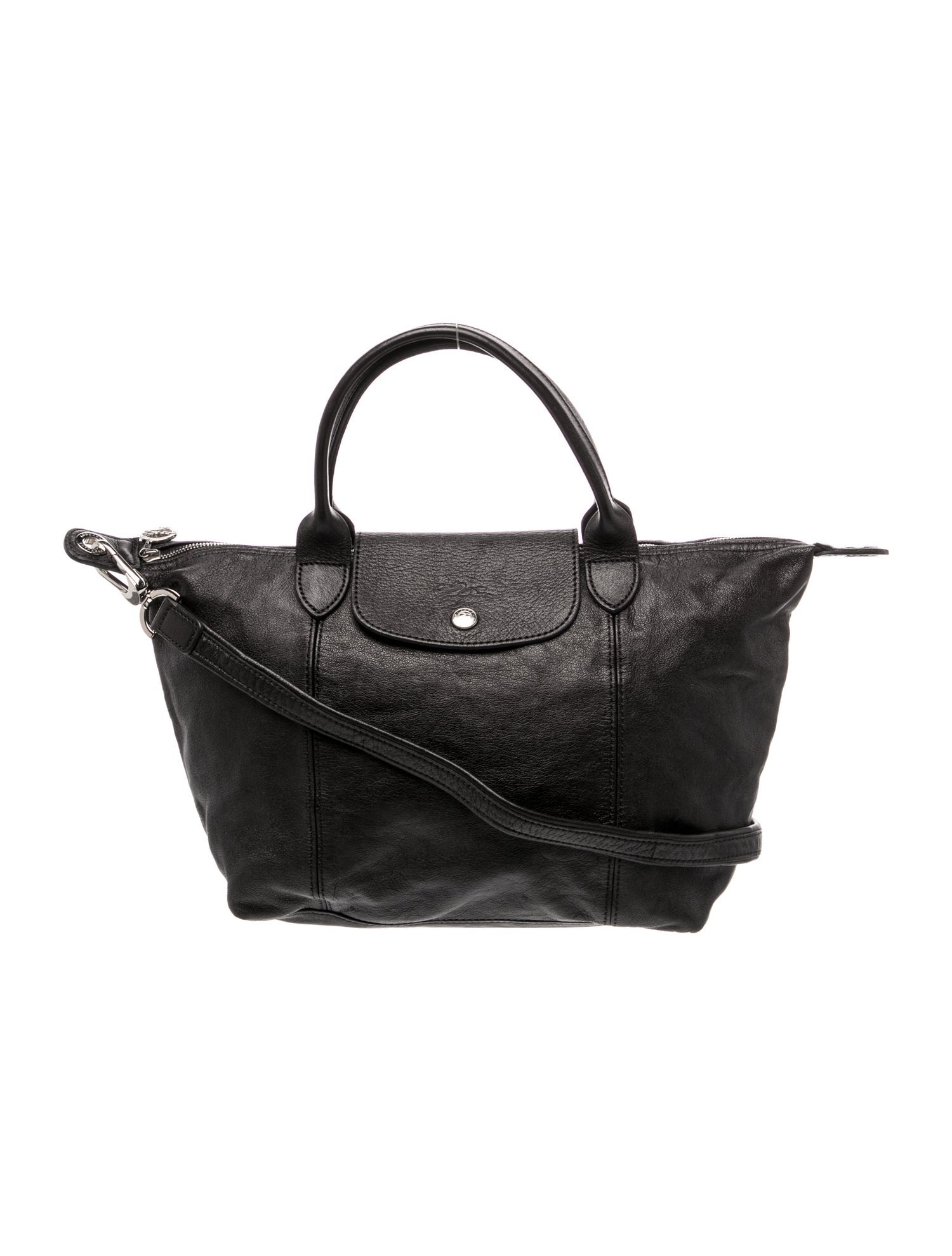 Longchamp Leather Top Handle Bag