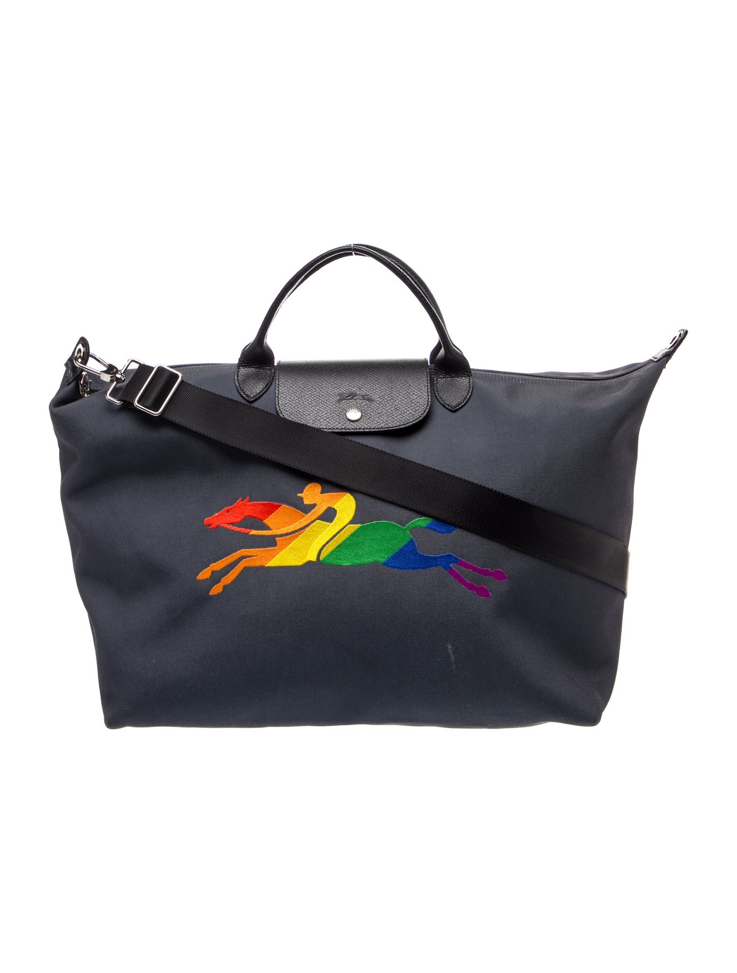 Longchamp Canvas Weekender Bag