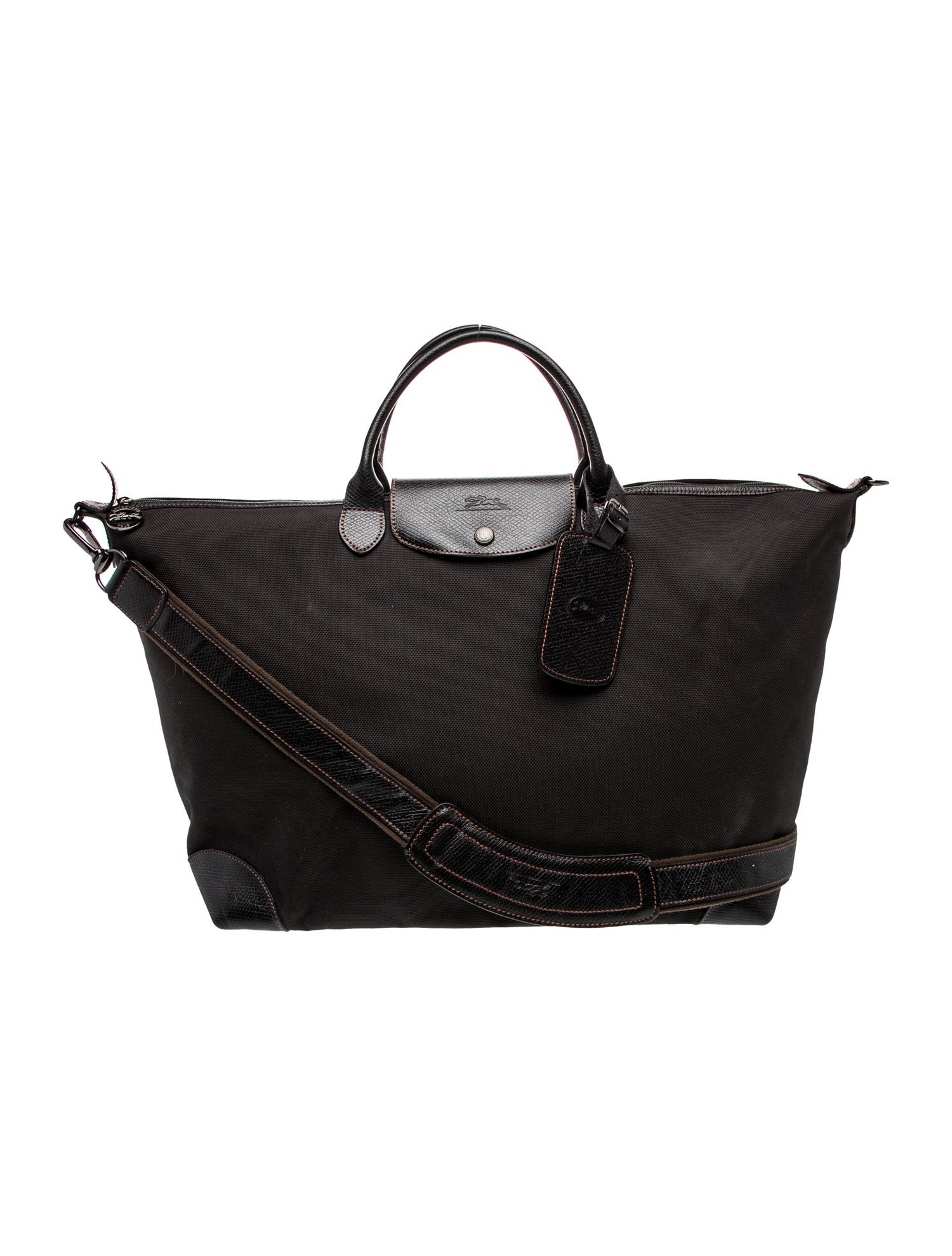 Longchamp Canvas Weekender Bag
