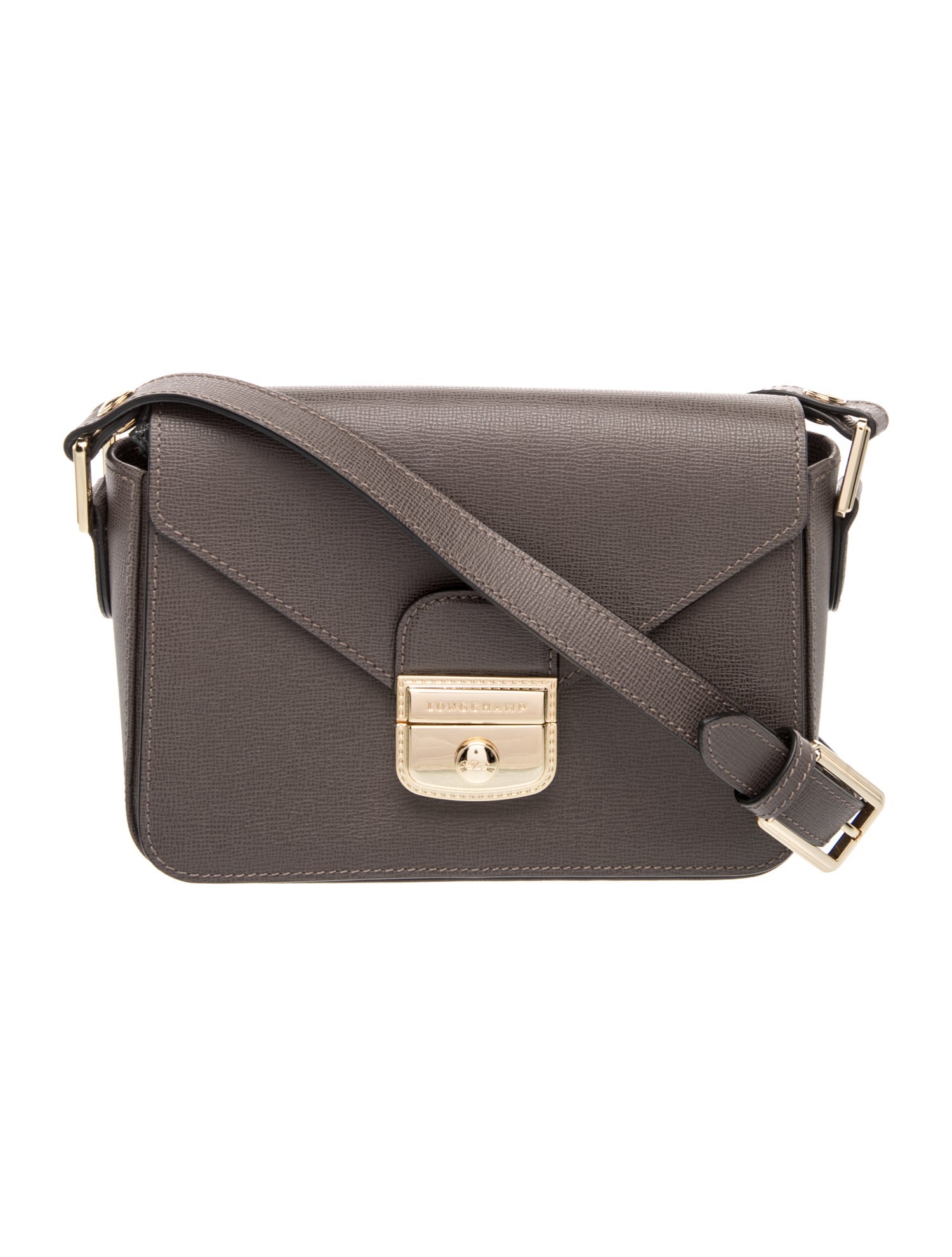 Longchamp Leather Messenger Bag