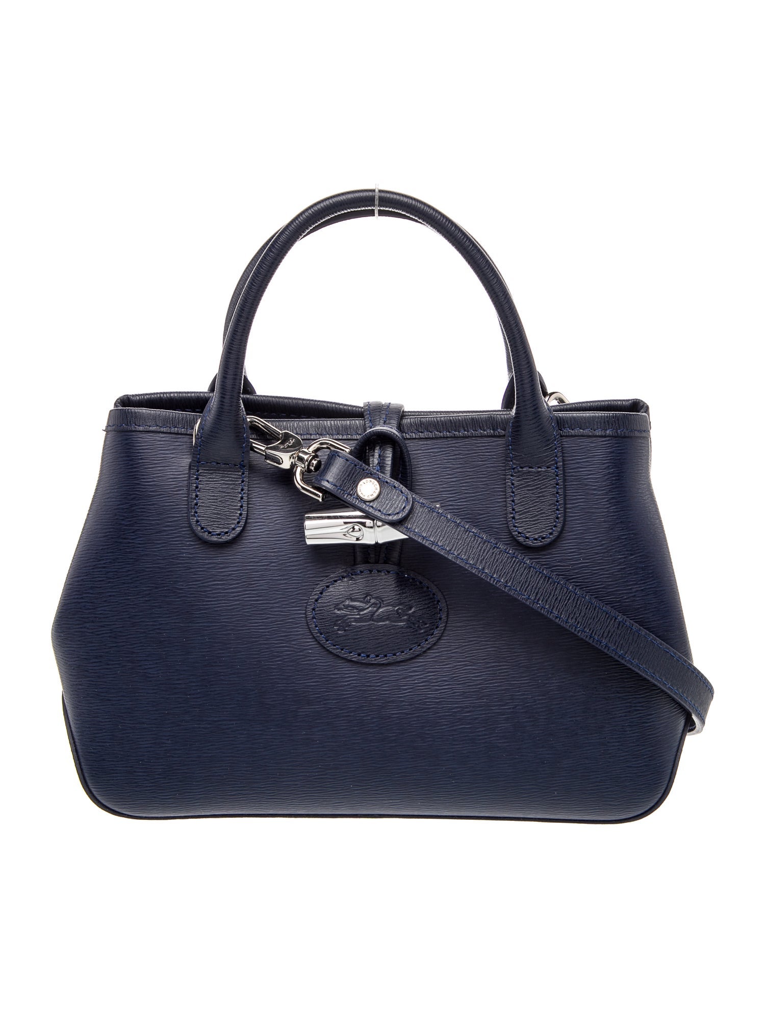 Longchamp Leather Top Handle Bag